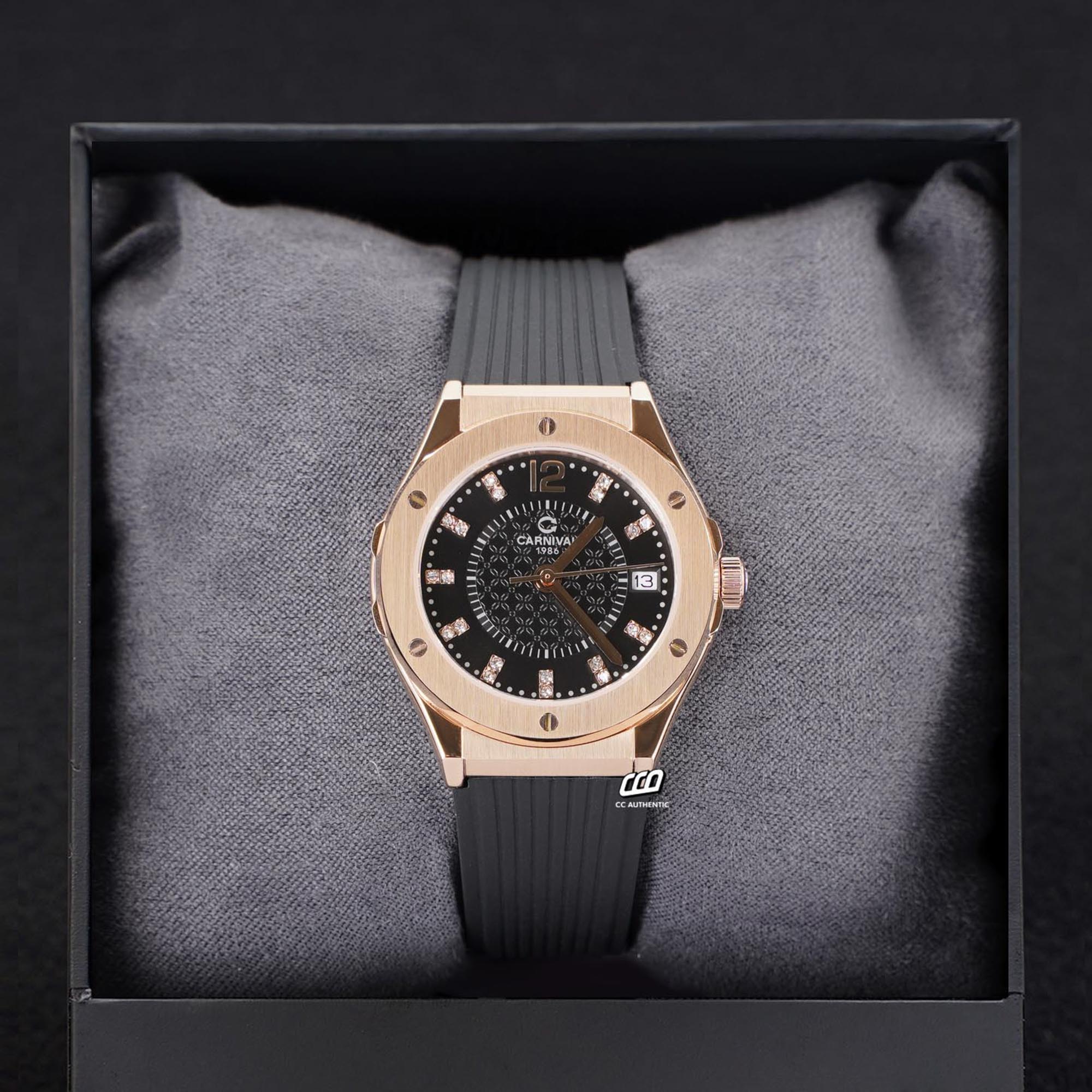 ĐỒNG HỒ NỮ CARNIVAL 8173L VH DCS D QUAZT 34MM