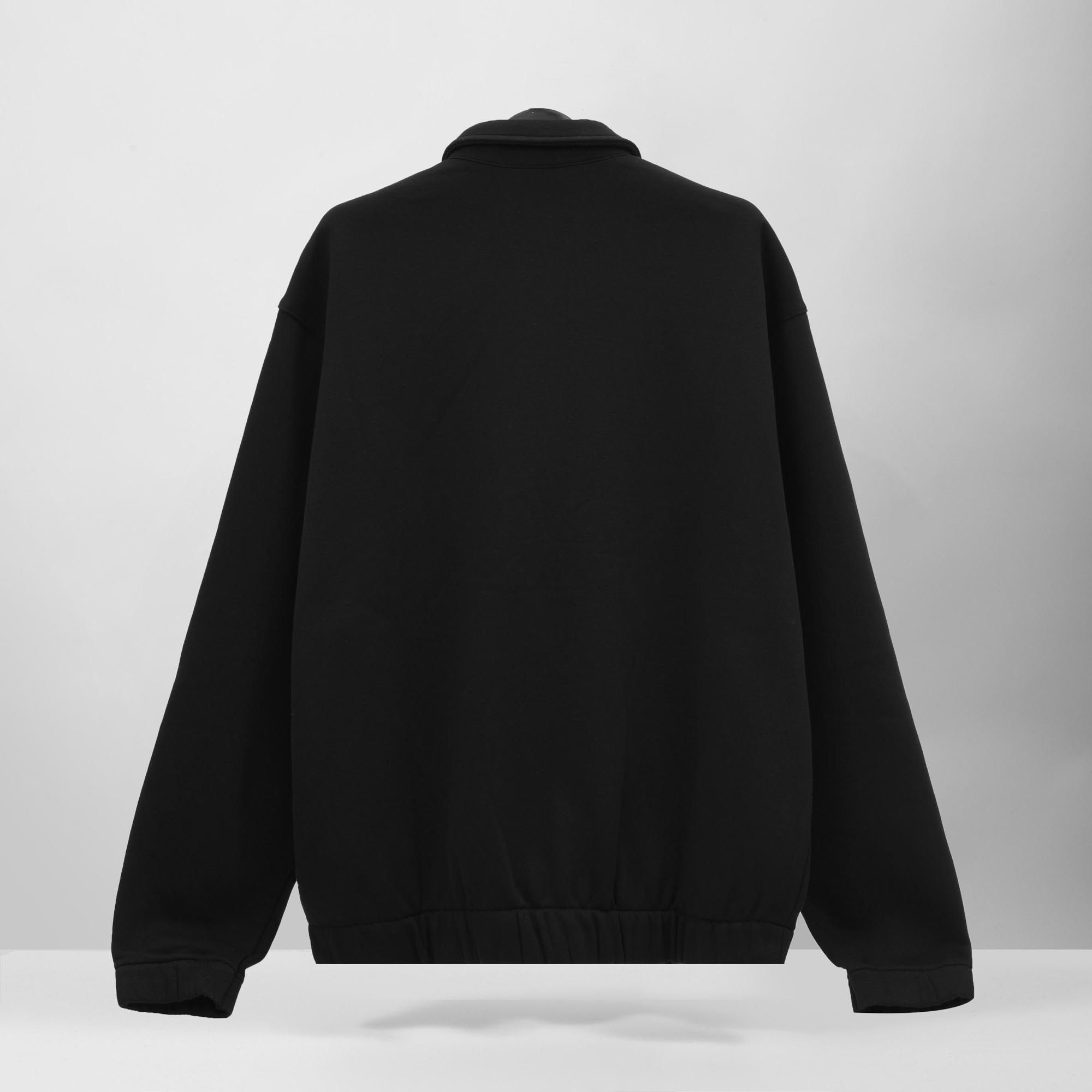 NIKE CLUB HARRINGTON JACKET - BLACK