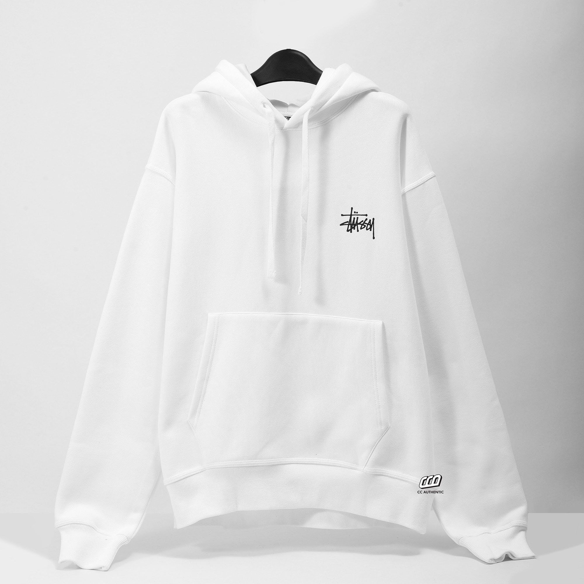 Stussy Basic Hoodie - White
