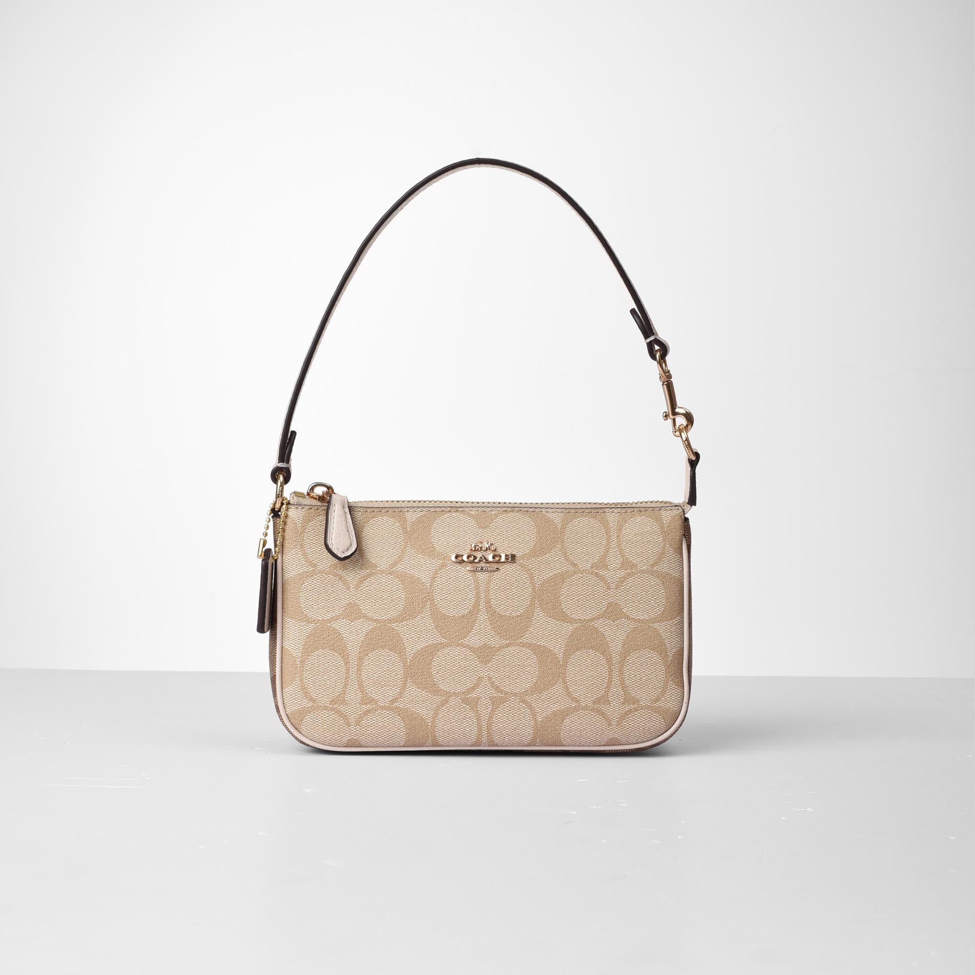 COACH SIGNATURE NOLITA BAG - CREAM/BEGIE