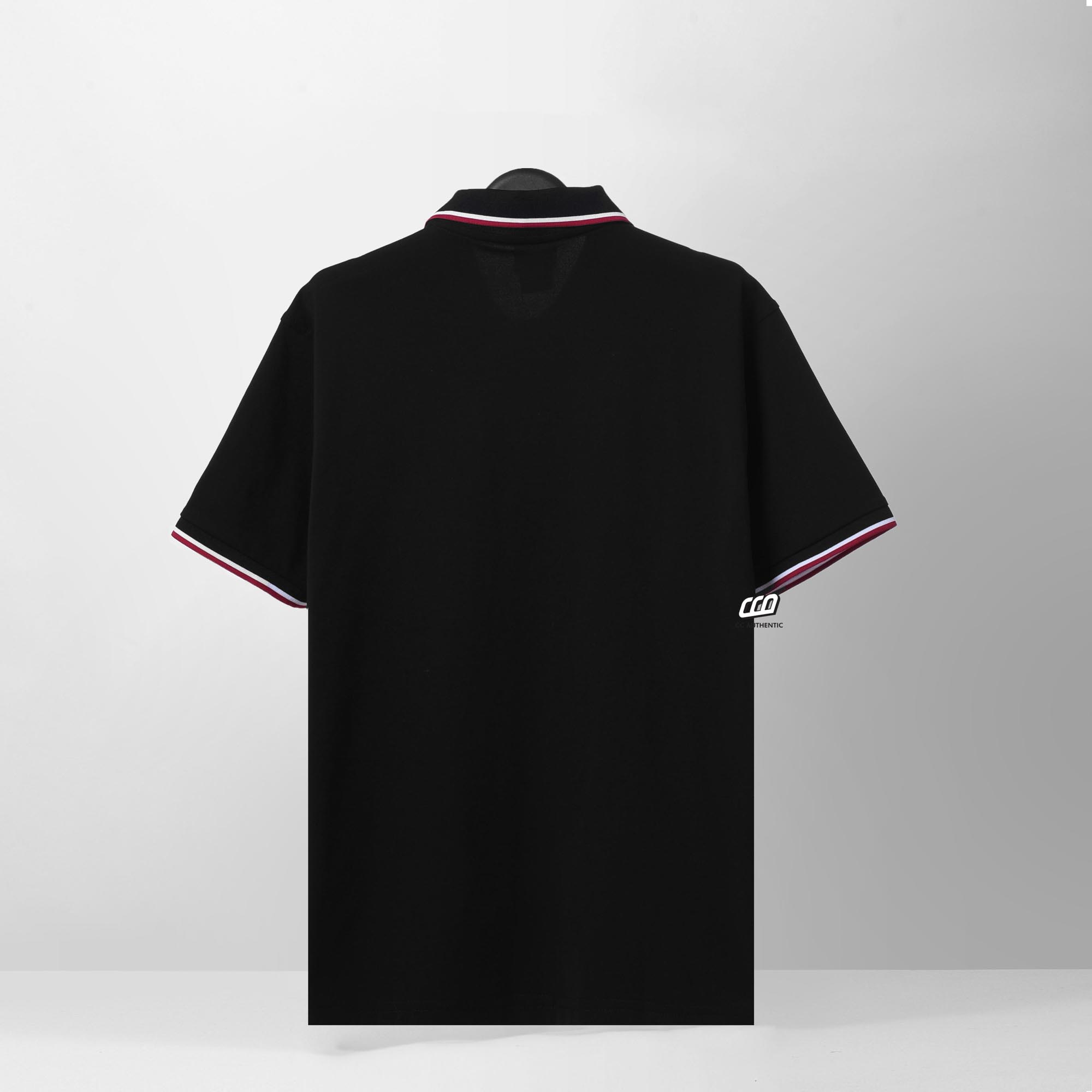 NEW ERA RED NYYK LINE POLO SHIRT - BLACK