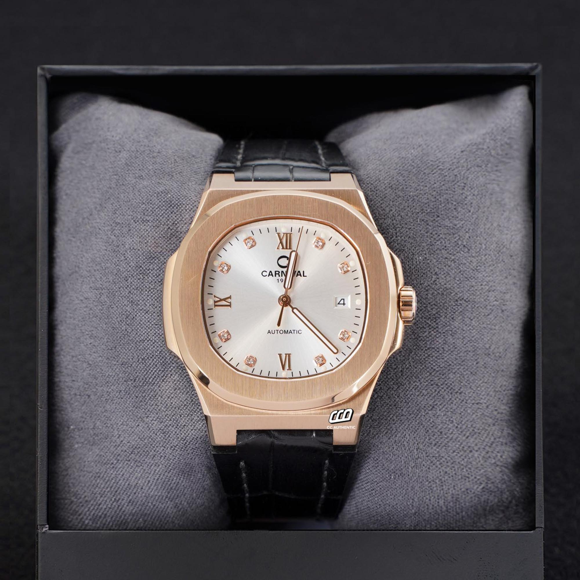 ĐỒNG HỒ NAM CARNIVAL 8160G VH DD T AUTOMATIC 41MM