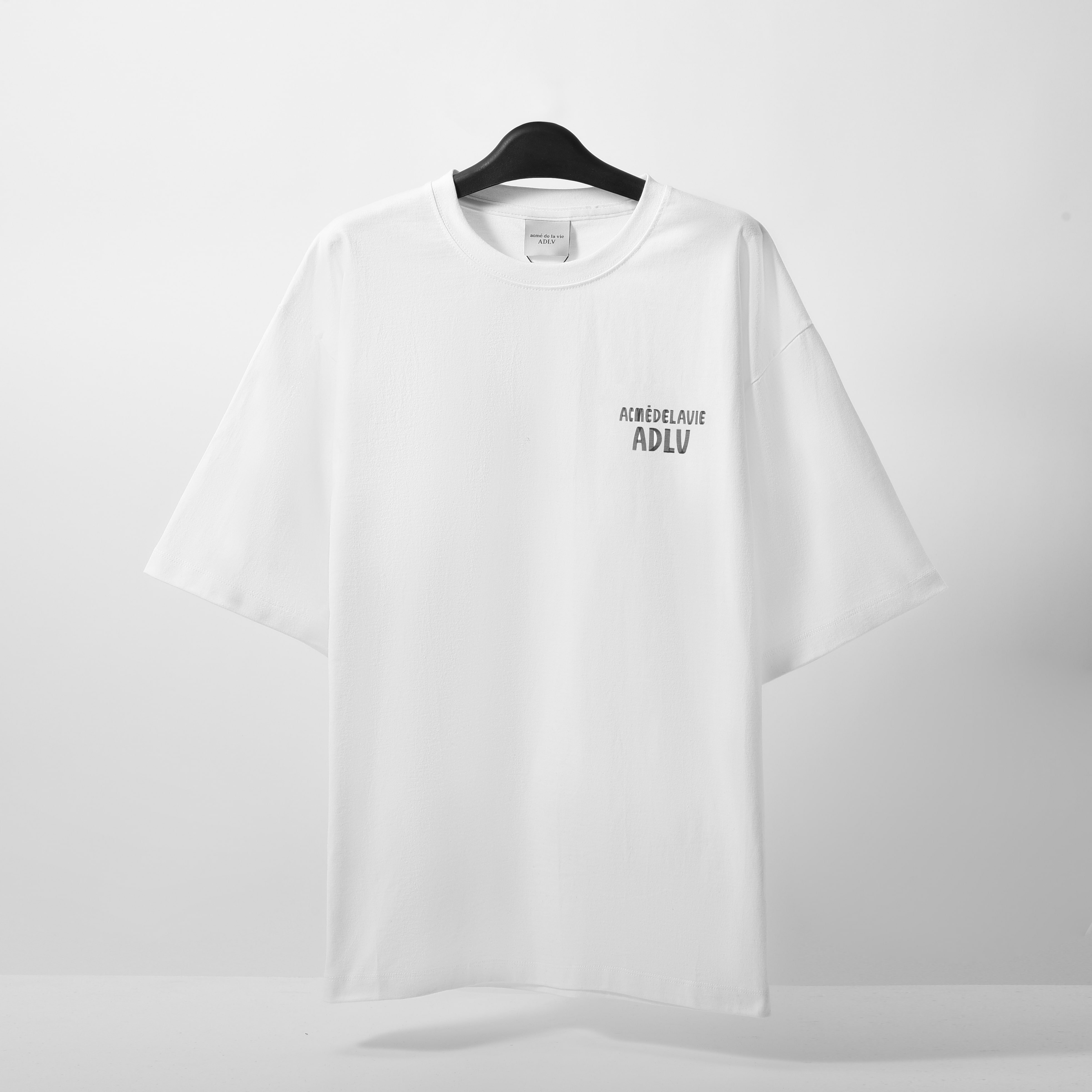 adlv marker basic logo t-shirt - white