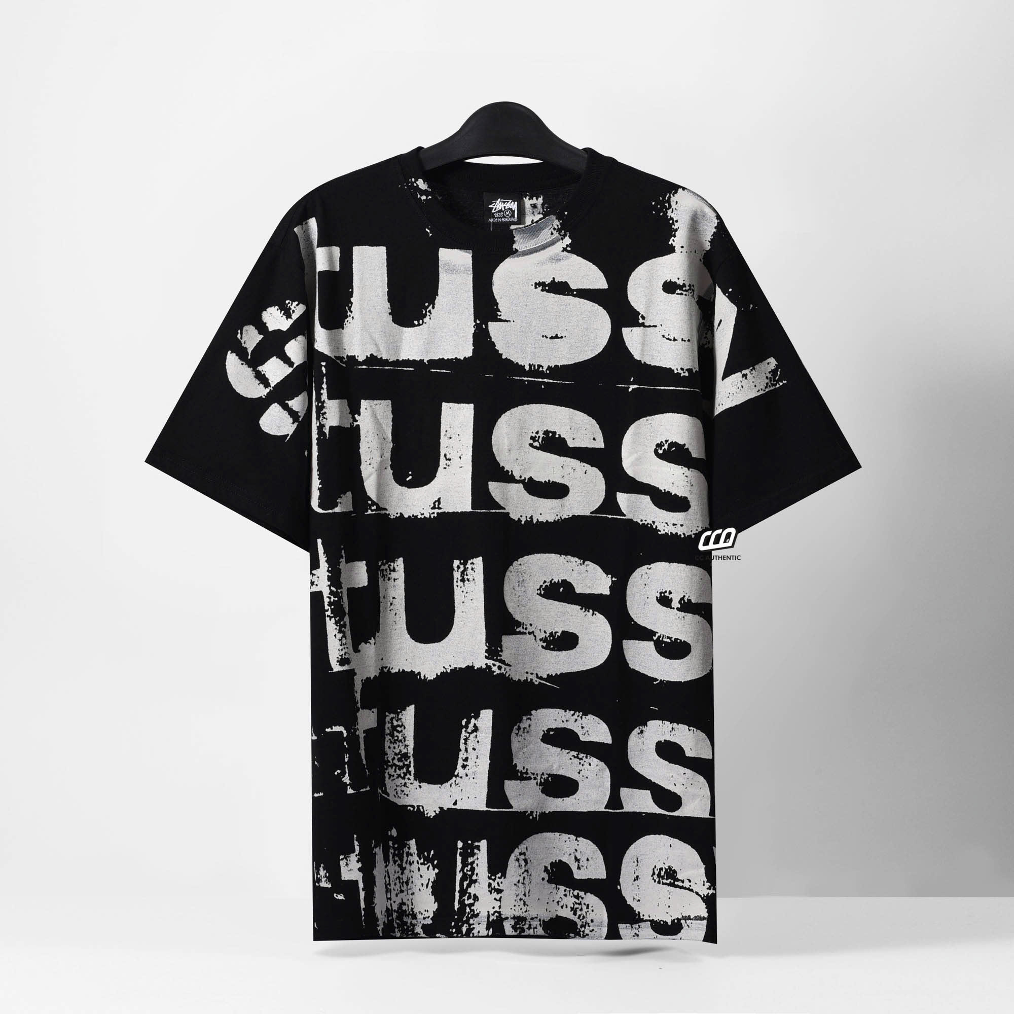 STUSSY STAMP T-SHIRT - BLACK