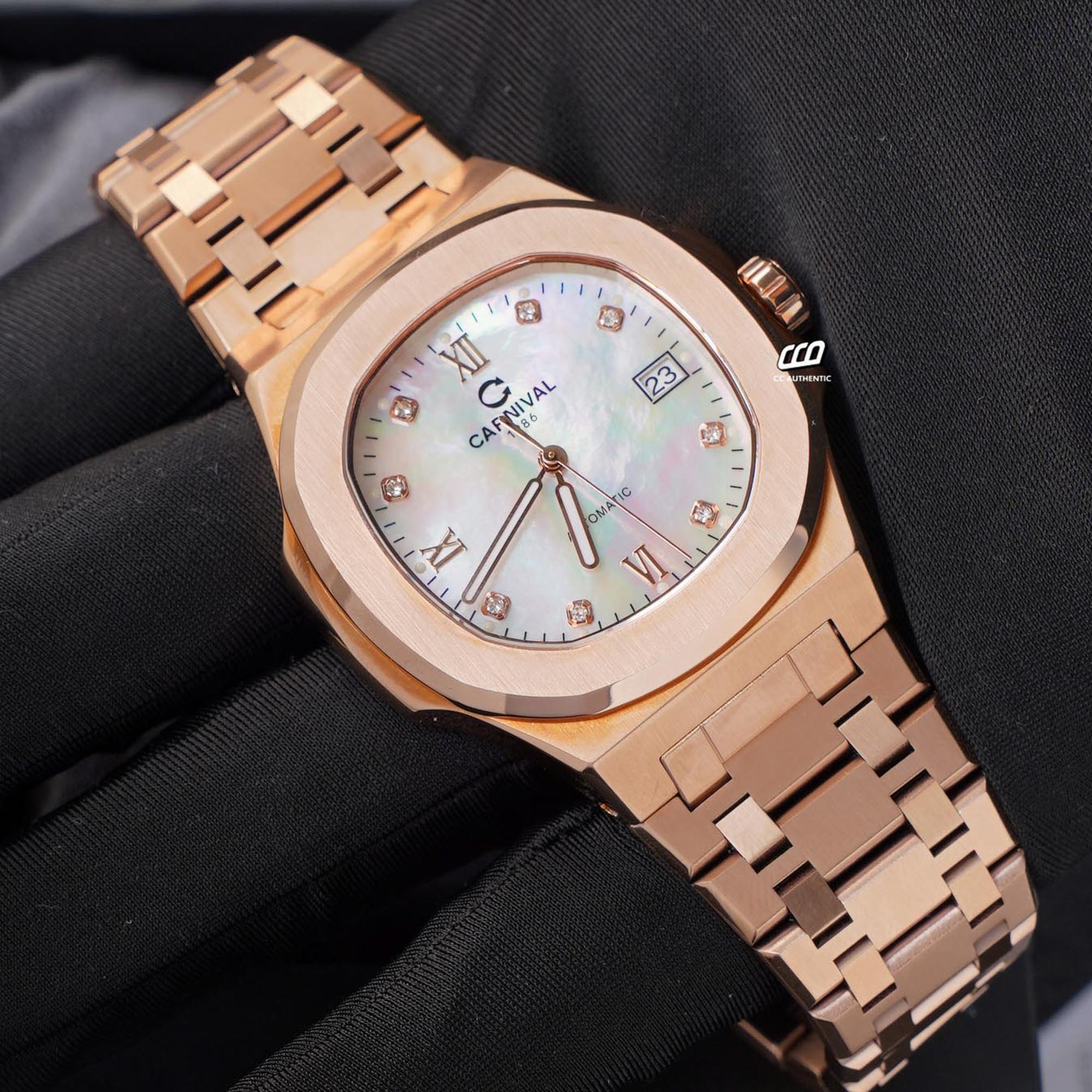 ĐỒNG HỒ NAM CARNIVAL 8160G VH TK AUTOMATIC 41MM
