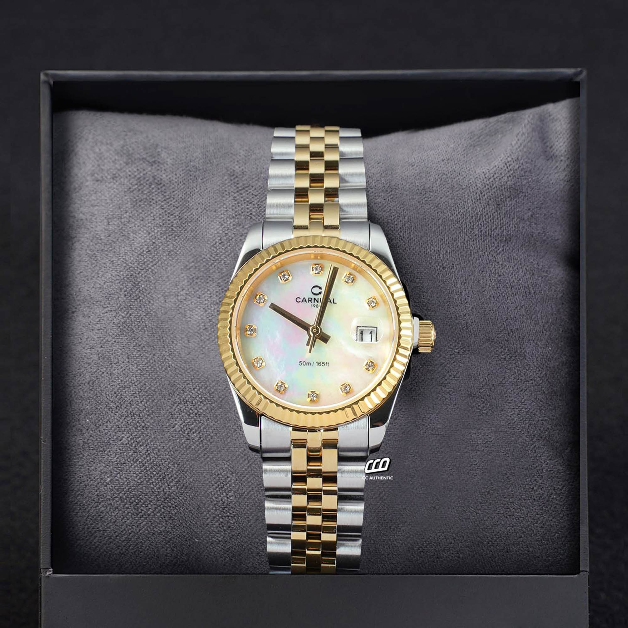 ĐỒNG HỒ NỮ CARNIVAL 8250L CV TK QUARTZ 32MM