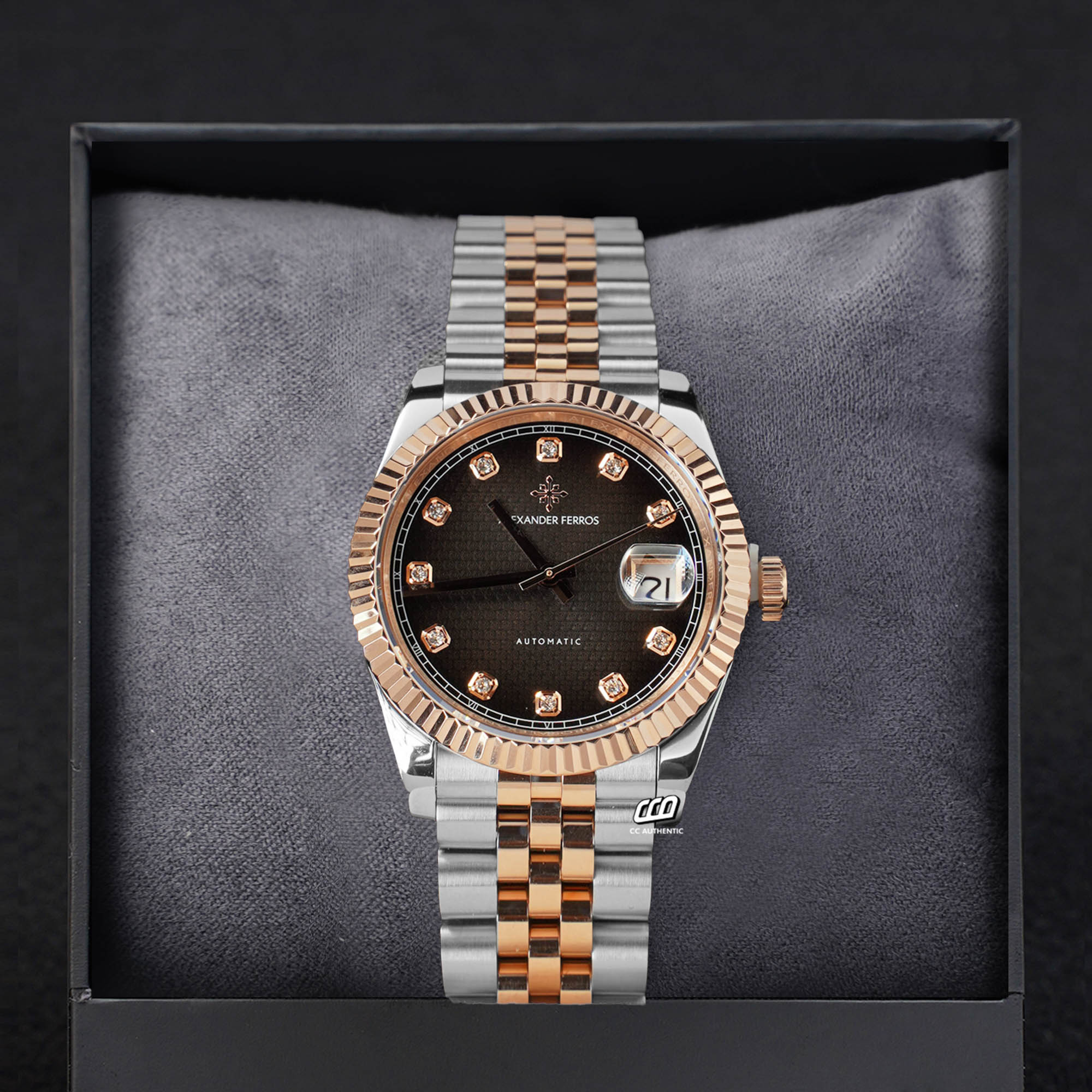 ĐỒNG HỒ NAM ALEXANDER FERROS 8032D/01 AUTOMATIC 40MM