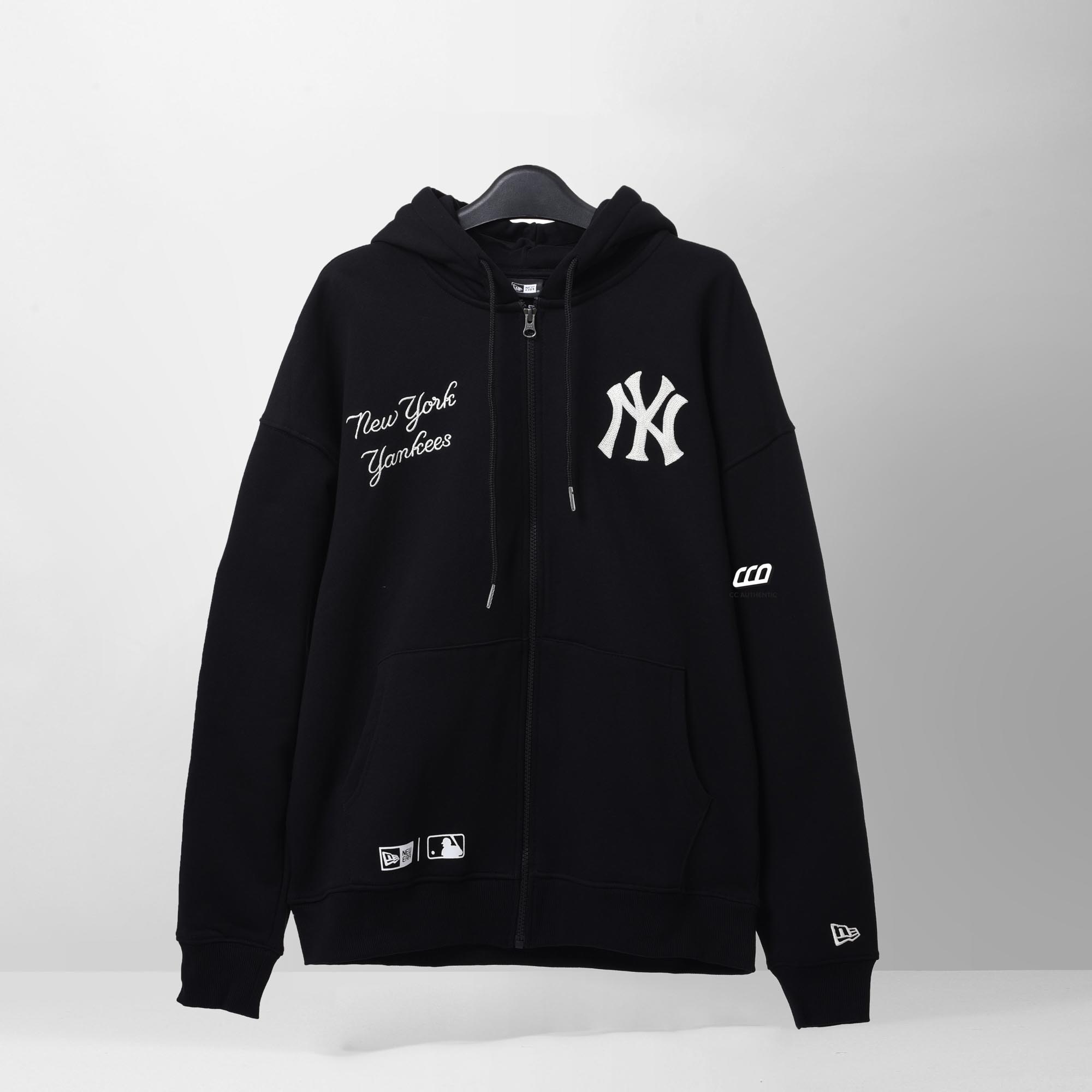 NEW ERA DBL LOGO NEYYAN ZIP HOODIE - BLACK