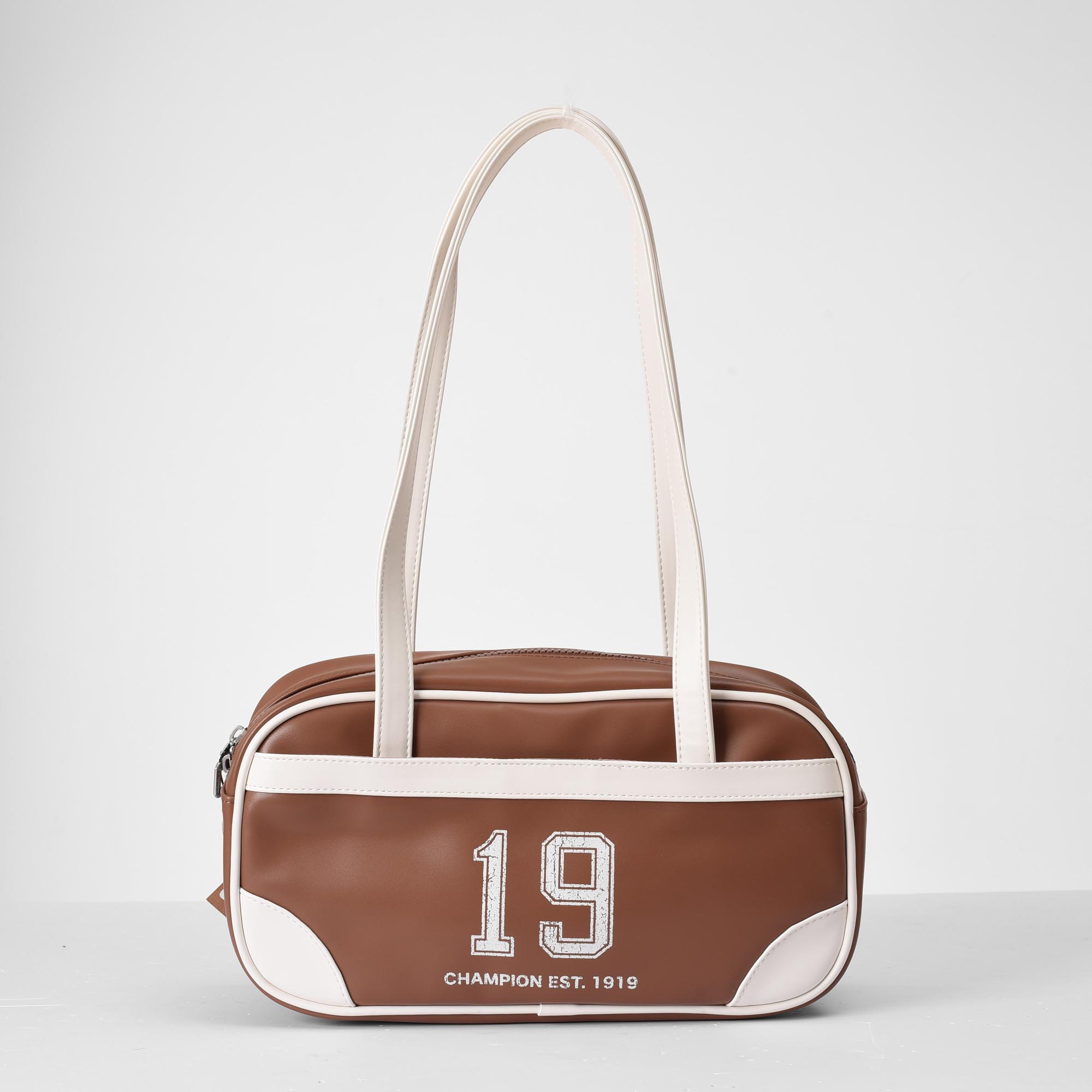 CHAMPION CAMPUS BRIEFCASE BAG - BROWN/WHITE