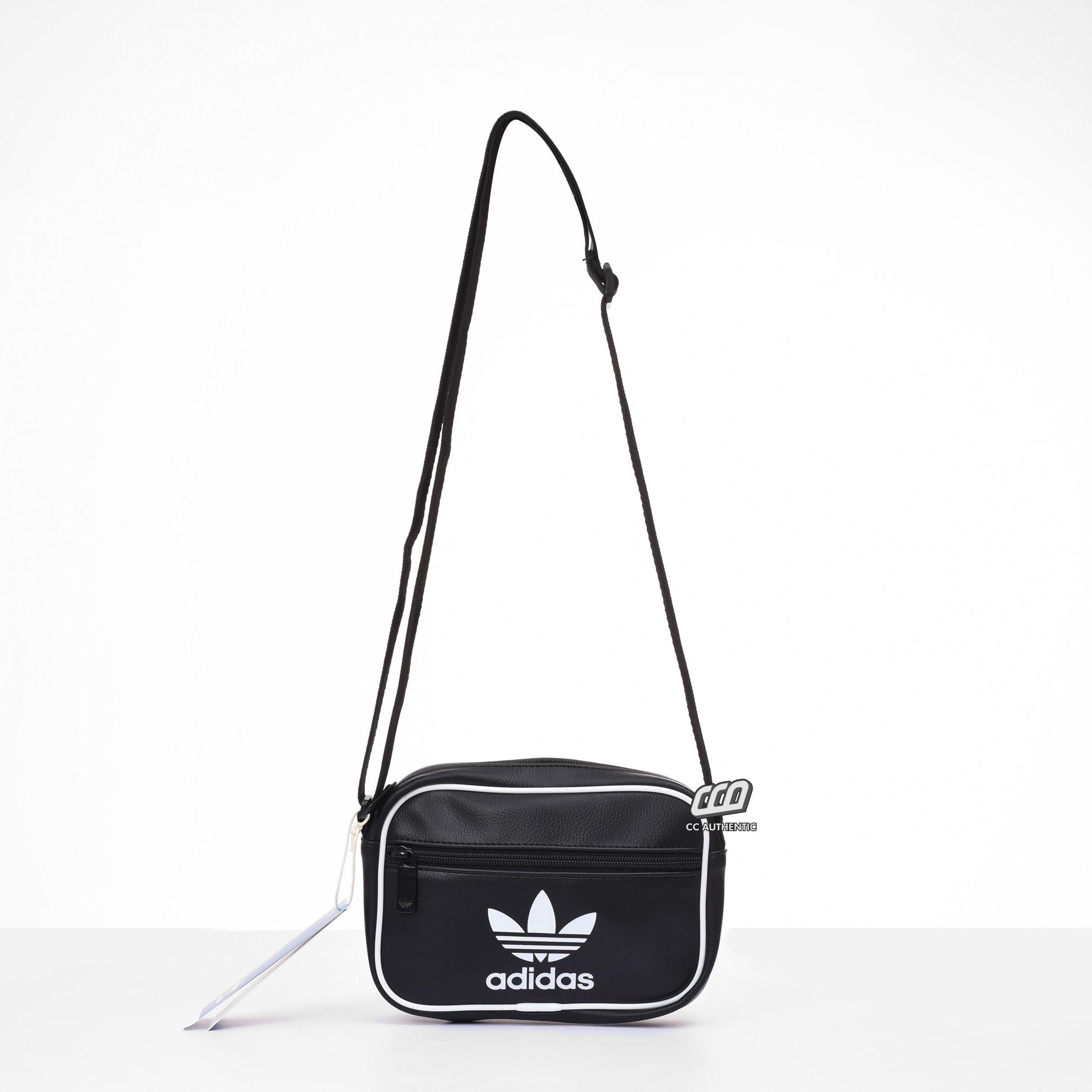 ADIDAS ORIGINAL CLASSIC MINI AIRLINER BAG - BLACK