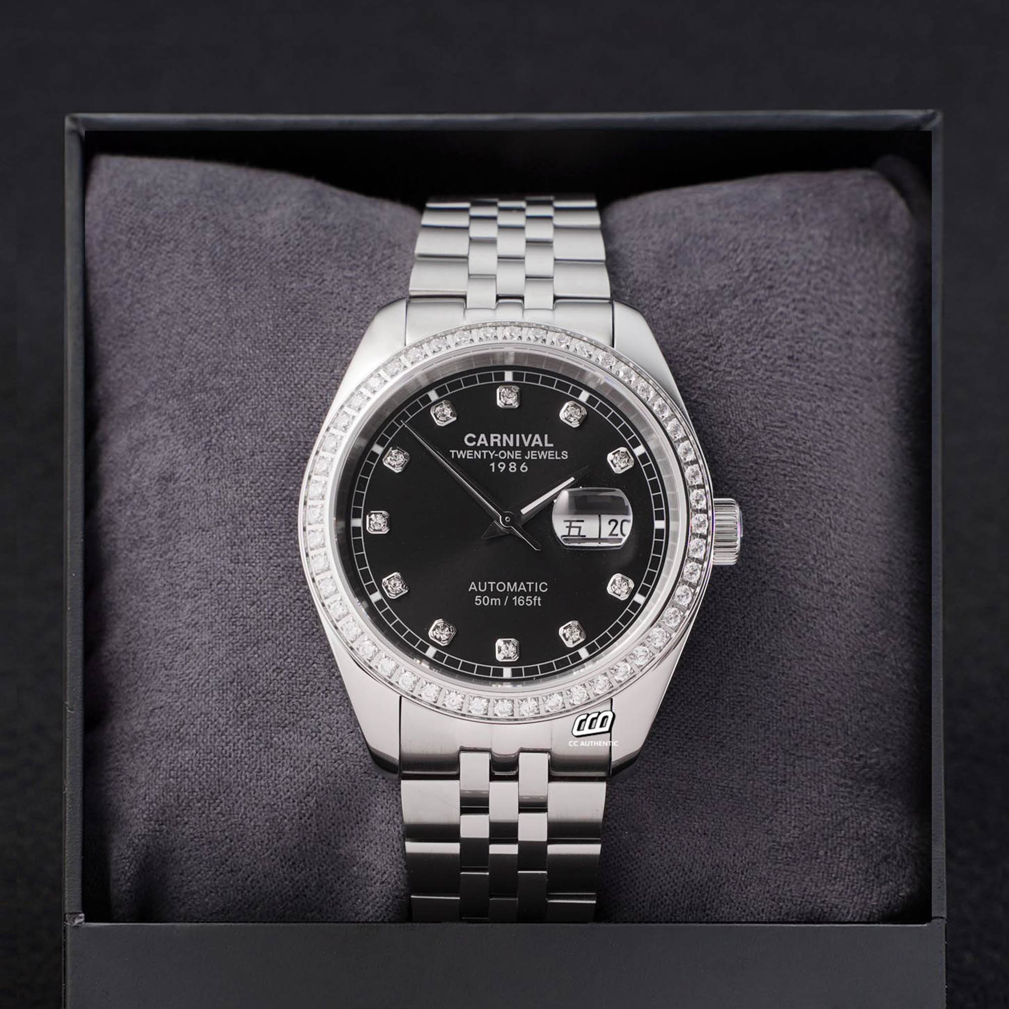 ĐỒNG HỒ NAM CARNIVAL 8131G2 VT D AUTOMATIC 41MM