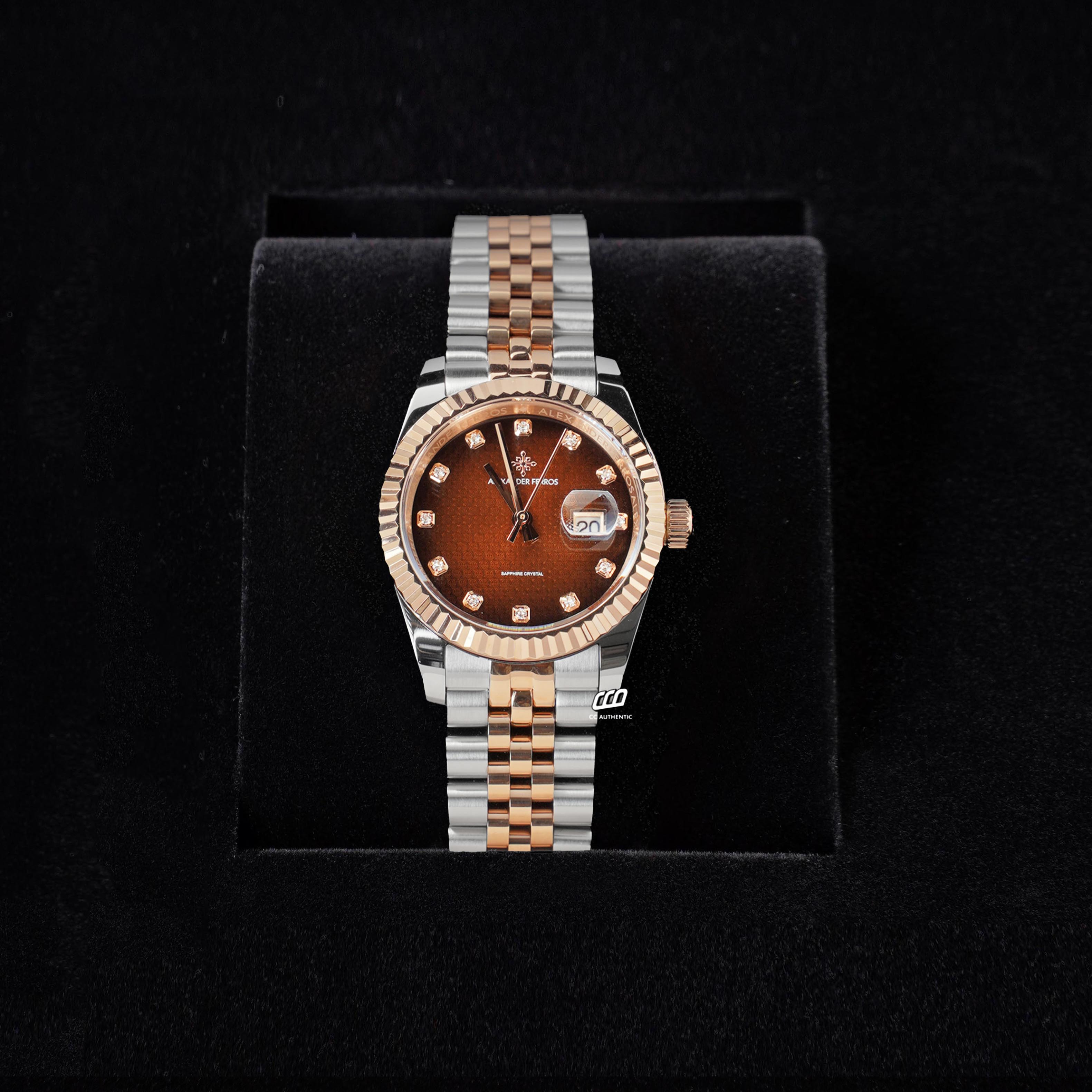 ĐỒNG HỒ NỮ ALEXANDER FERROS 8372D/08 QUARTZ 31MM