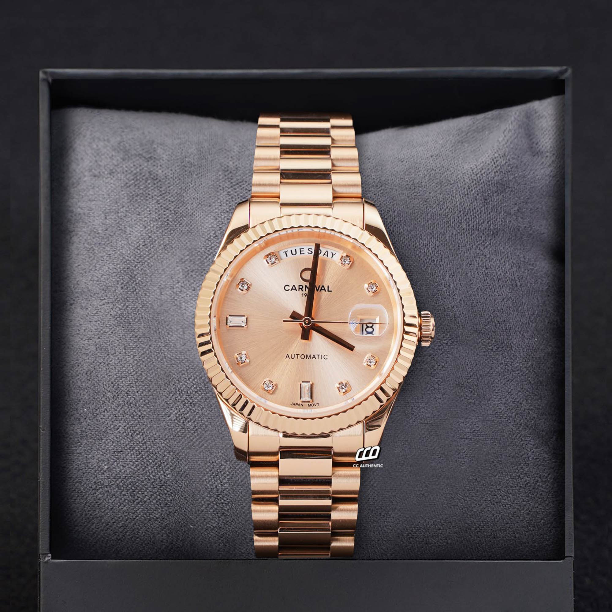 ĐỒNG HỒ NAM CARNIVAL 8239G VH NN AUTOMATIC 38MM