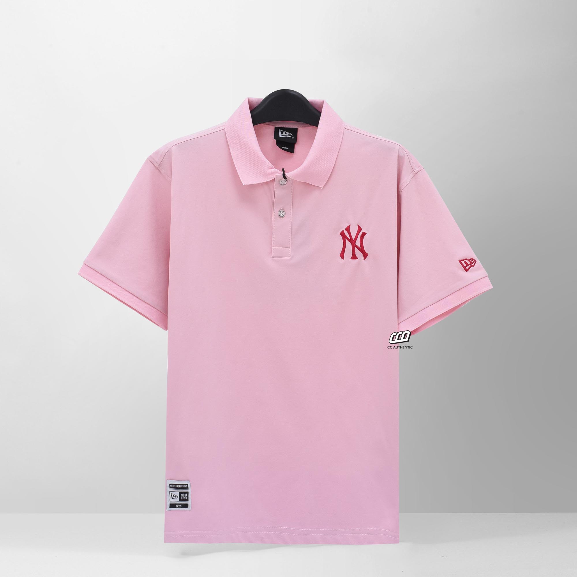 NEW ERA RED NEW YORK T-SHIRT - PINK