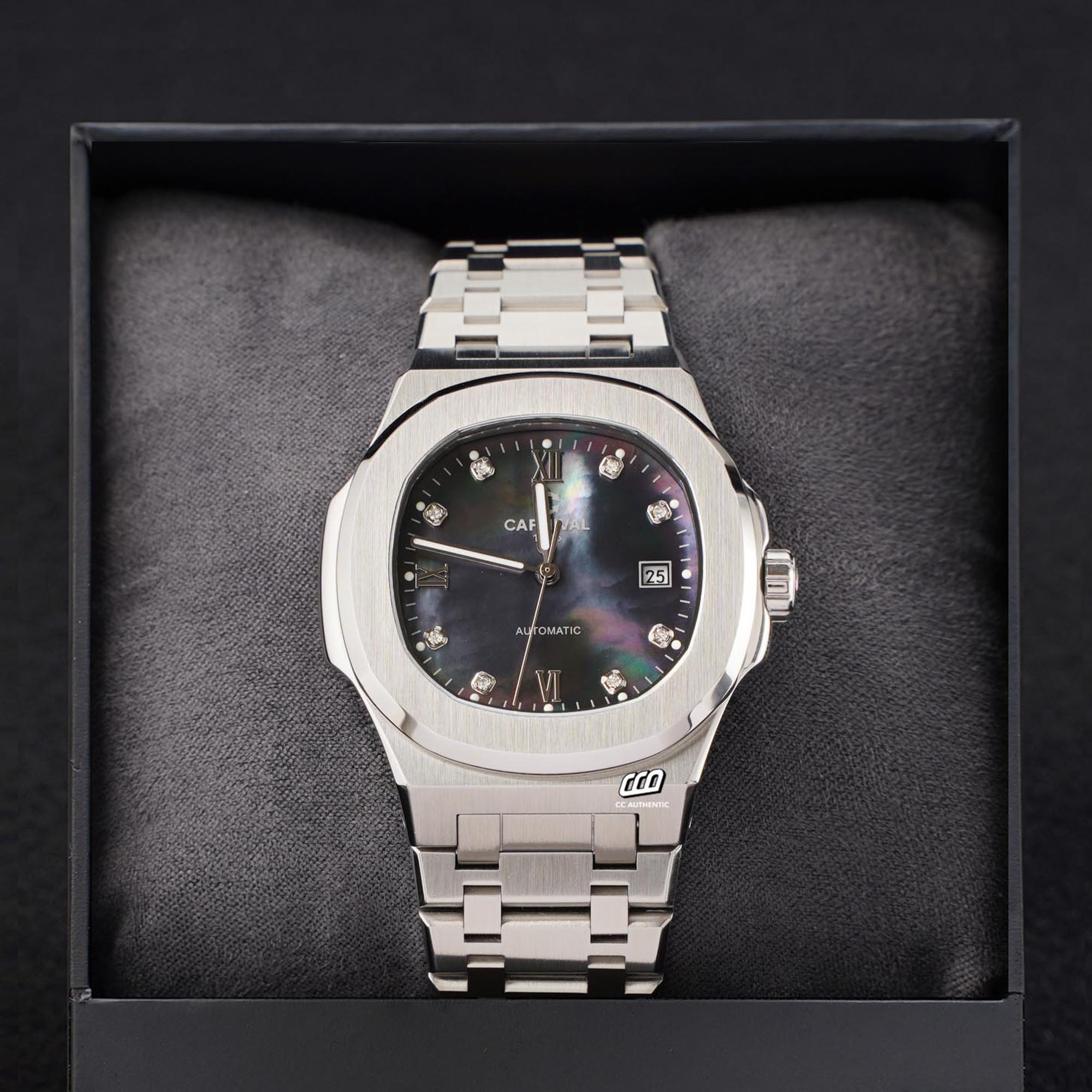 ĐỒNG HỒ NAM CARNIVAL 8160G VT DK AUTOMATIC 41MM