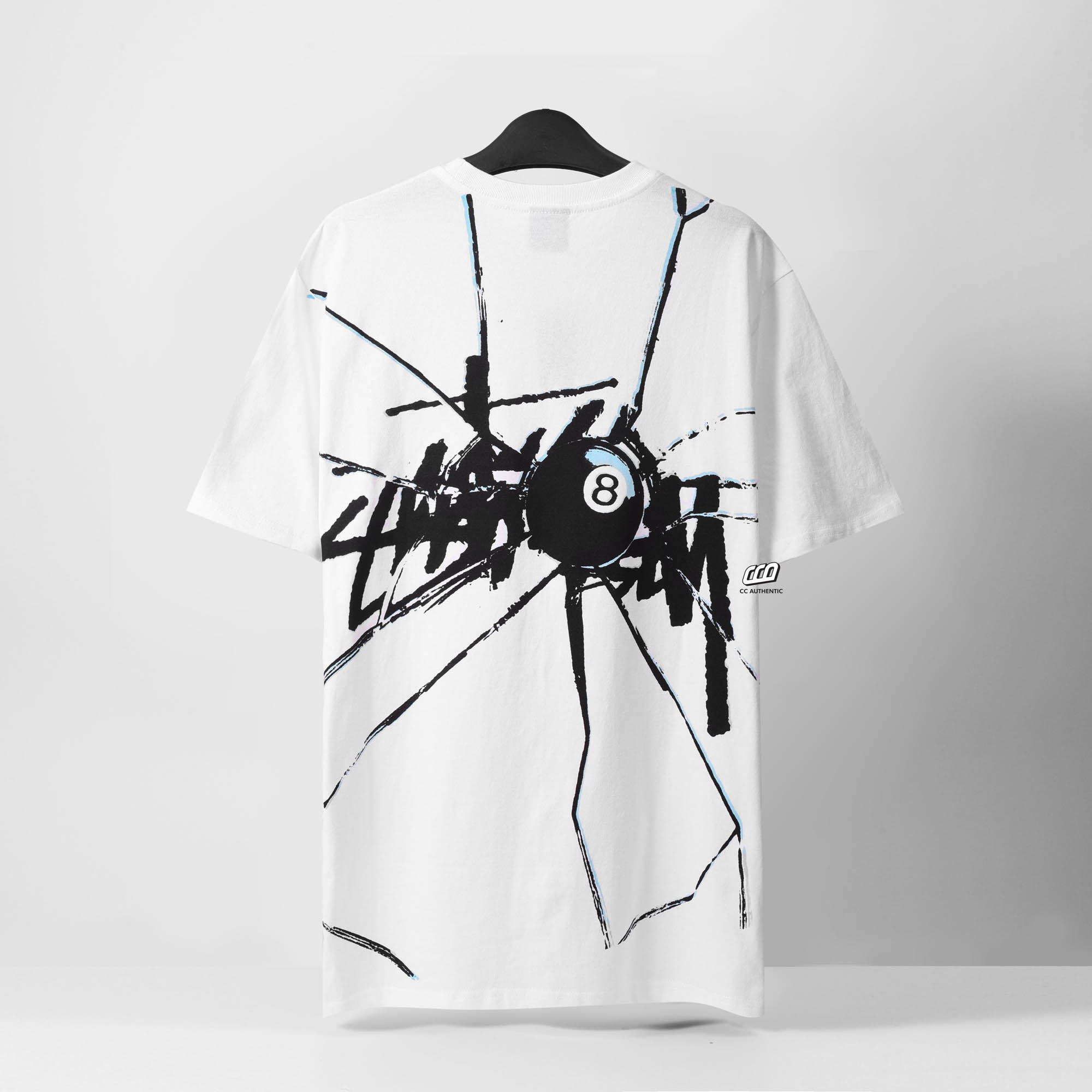 STUSSY SHATTERED T-SHIRT - WHITE