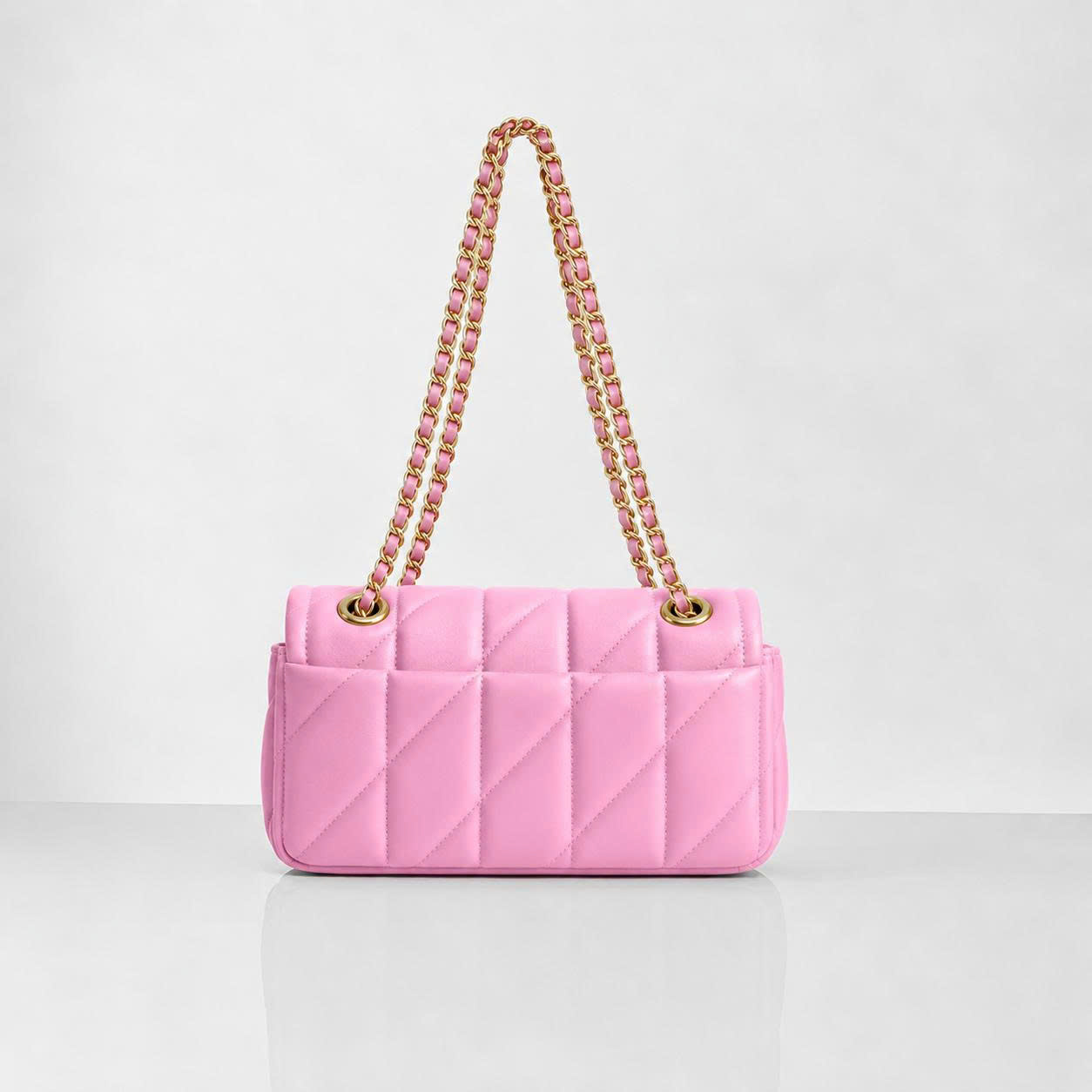 COACH TABBY 20 QUILTED SHOULDER BAG - PINK