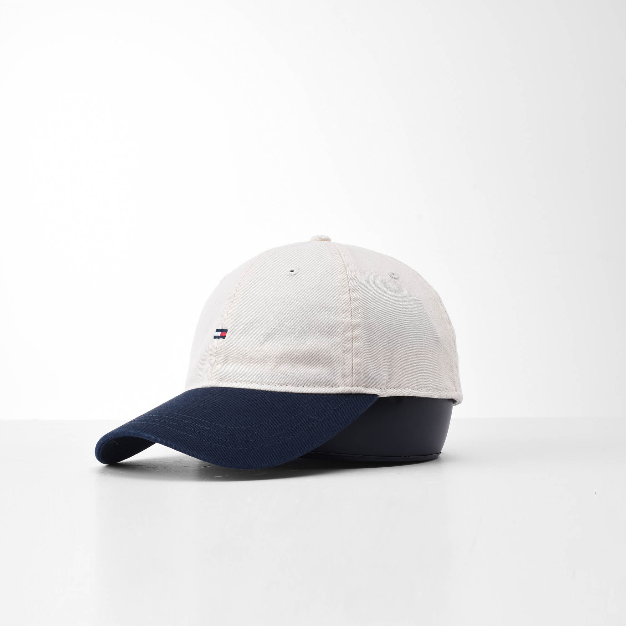 TOMMY HILFIGER AM MINI FLAG CAP - SAND/BLACK