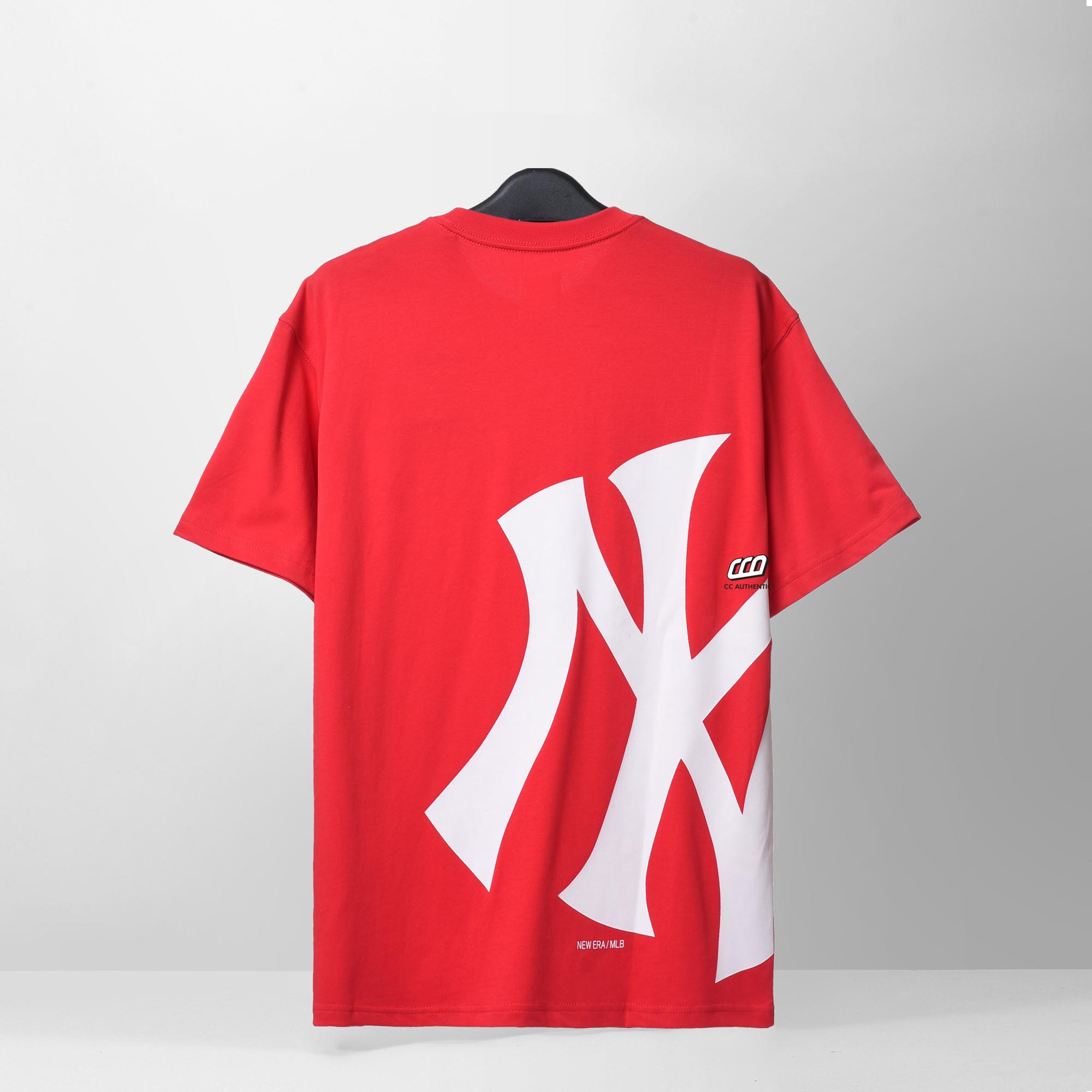 NEW ERA BACK LOGO NY T-SHIRT - RED