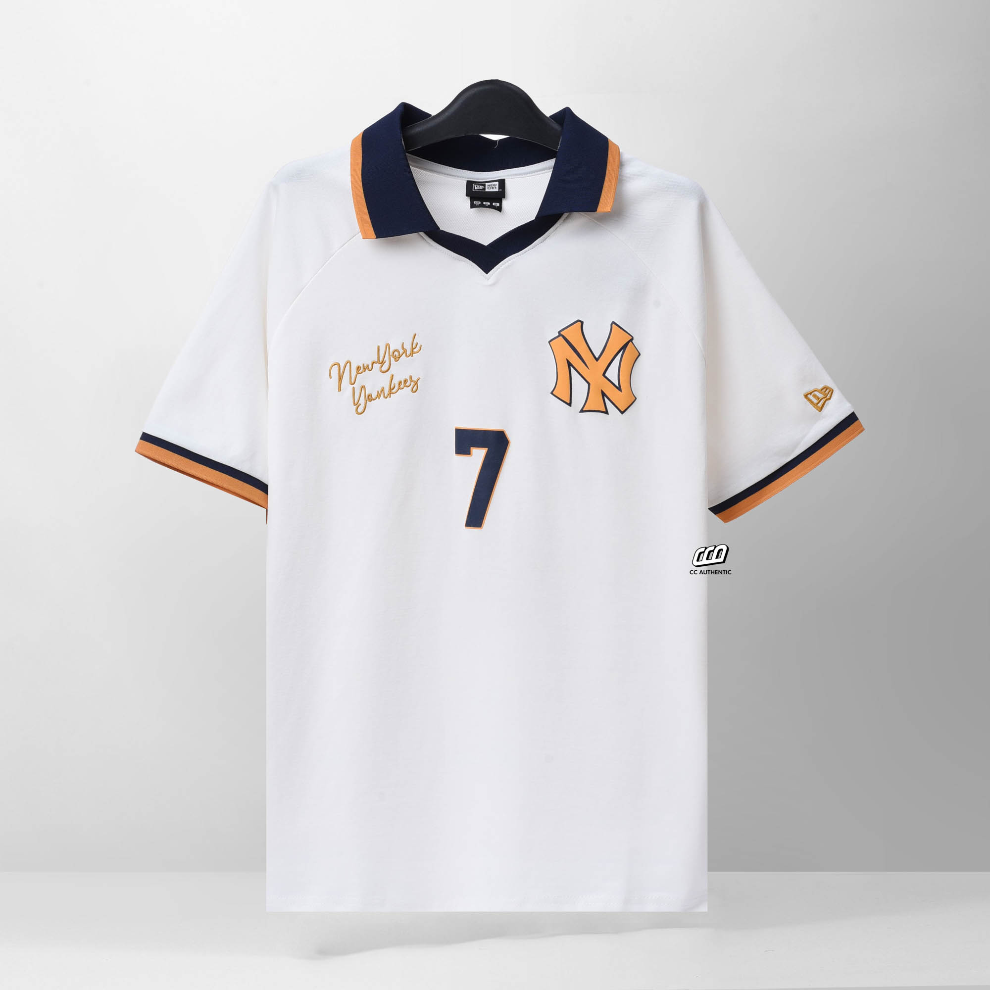 NEW  ERA LA GALAXY POLO SHIRT - WHITE