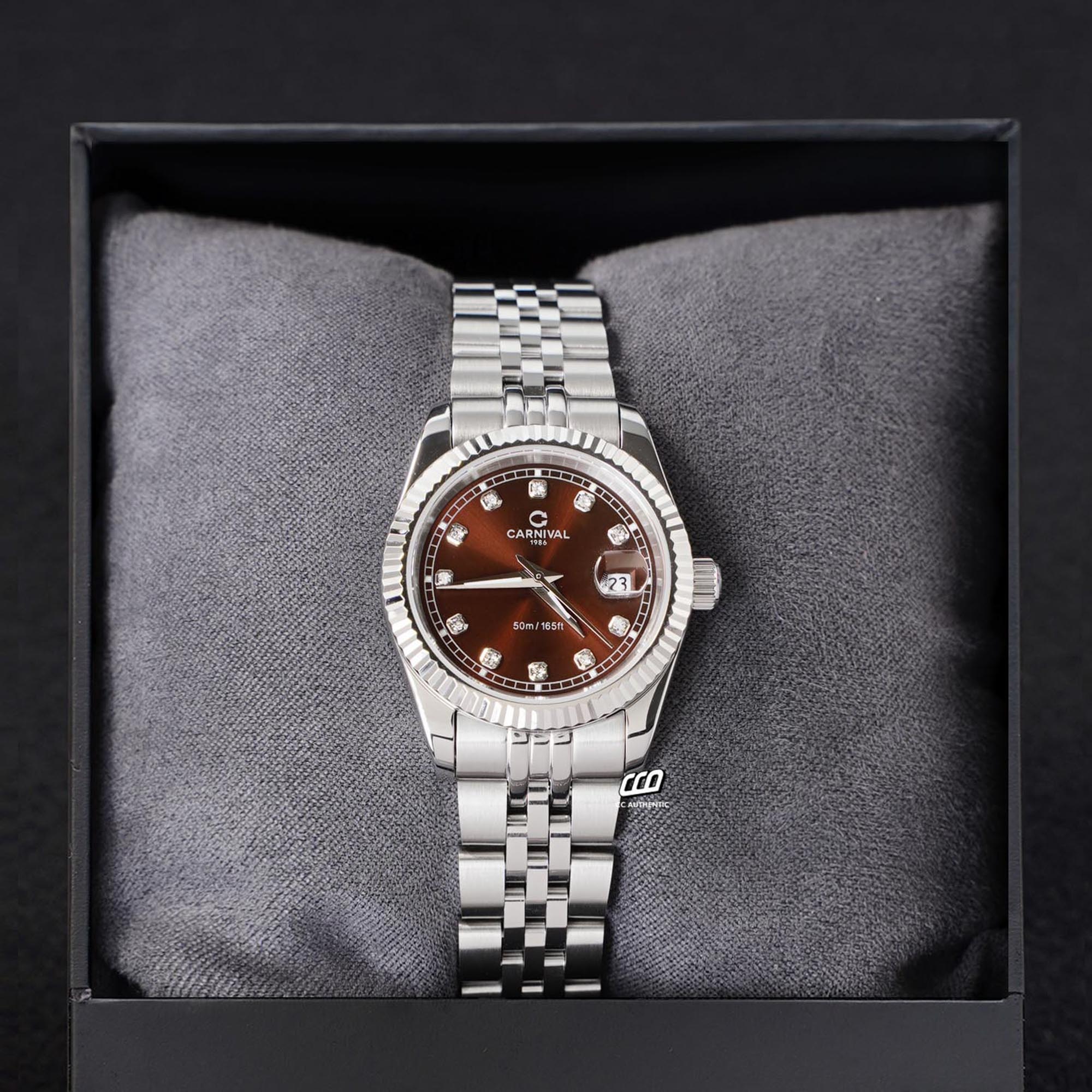 ĐỒNG HỒ NỮ CARNIVAL 8131L VT N QUAZT 32MM