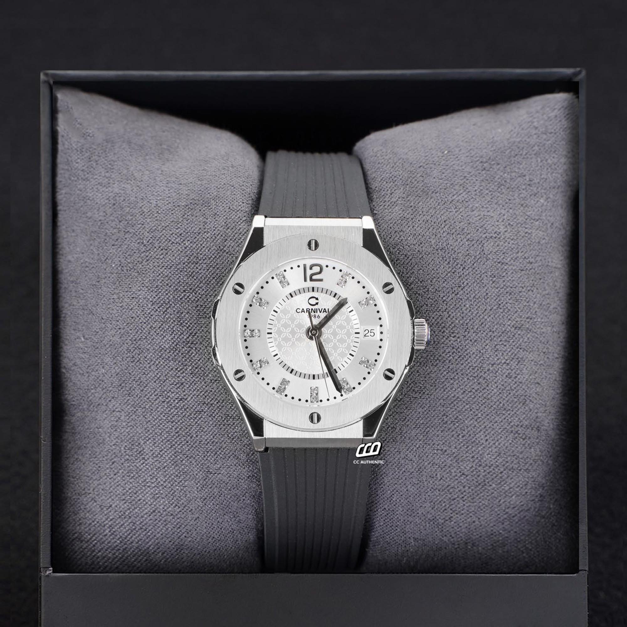 ĐỒNG HỒ NỮ CARNIVAL 8173L VT DCS T QUAZT 34MM