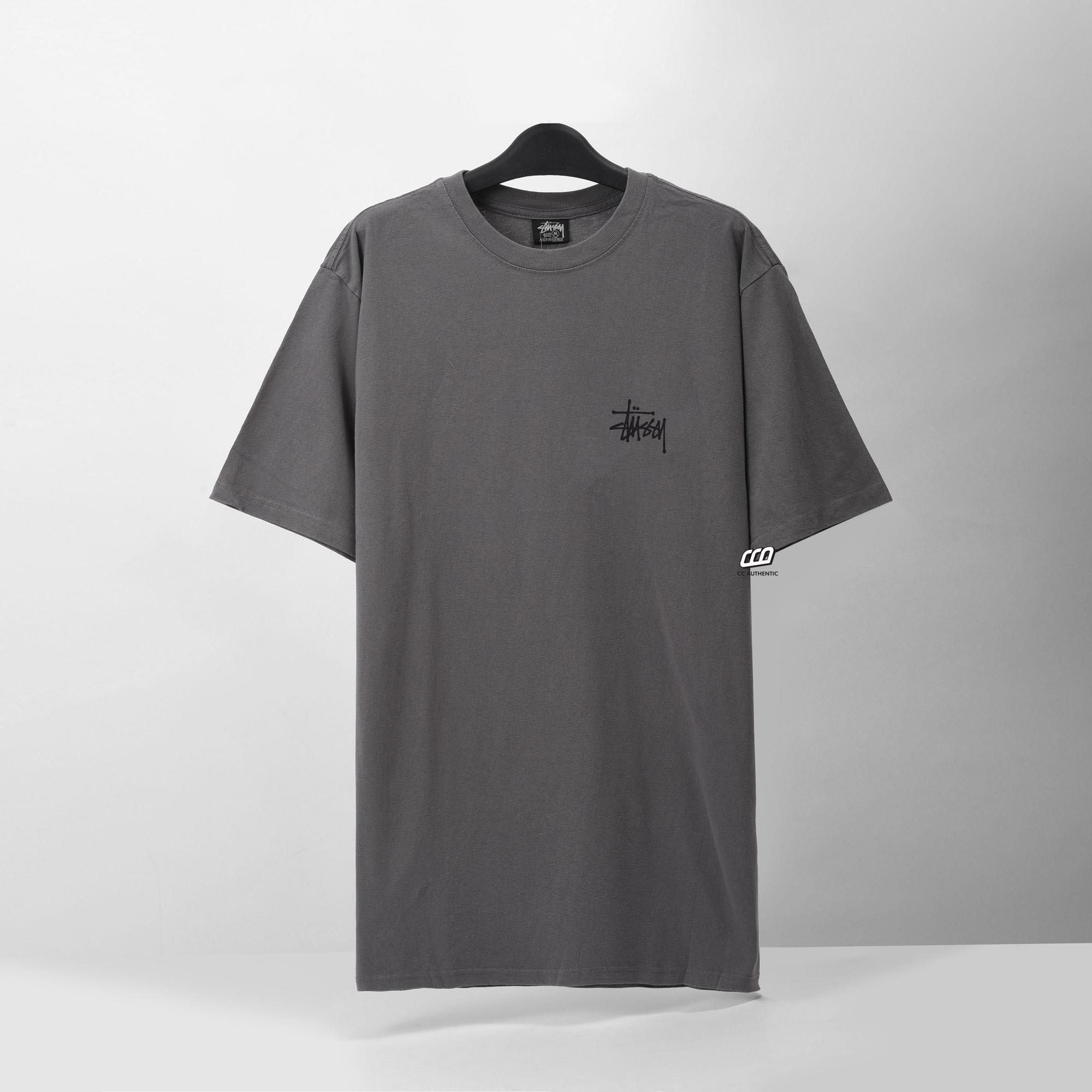 STUSSY BASIC T-SHIRT - GREY