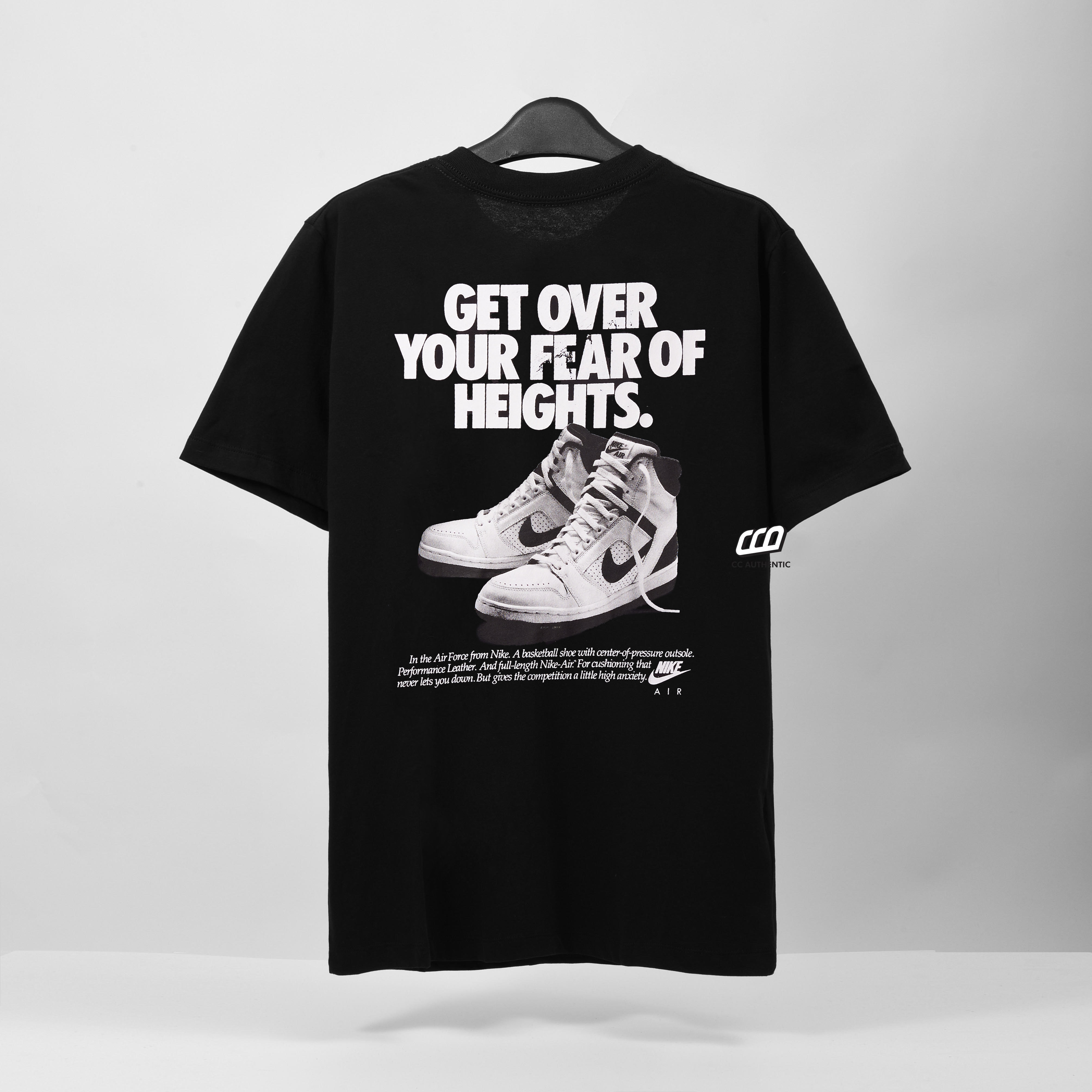 NIKE GET OVER YOUR FEAR T-SHIRT - BLACK