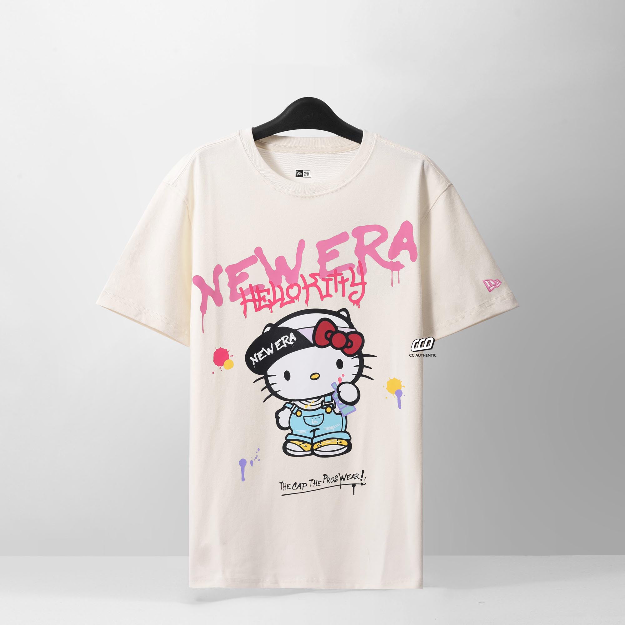 NEW ERA HELLO KITTY T-SHIRT - IVORY