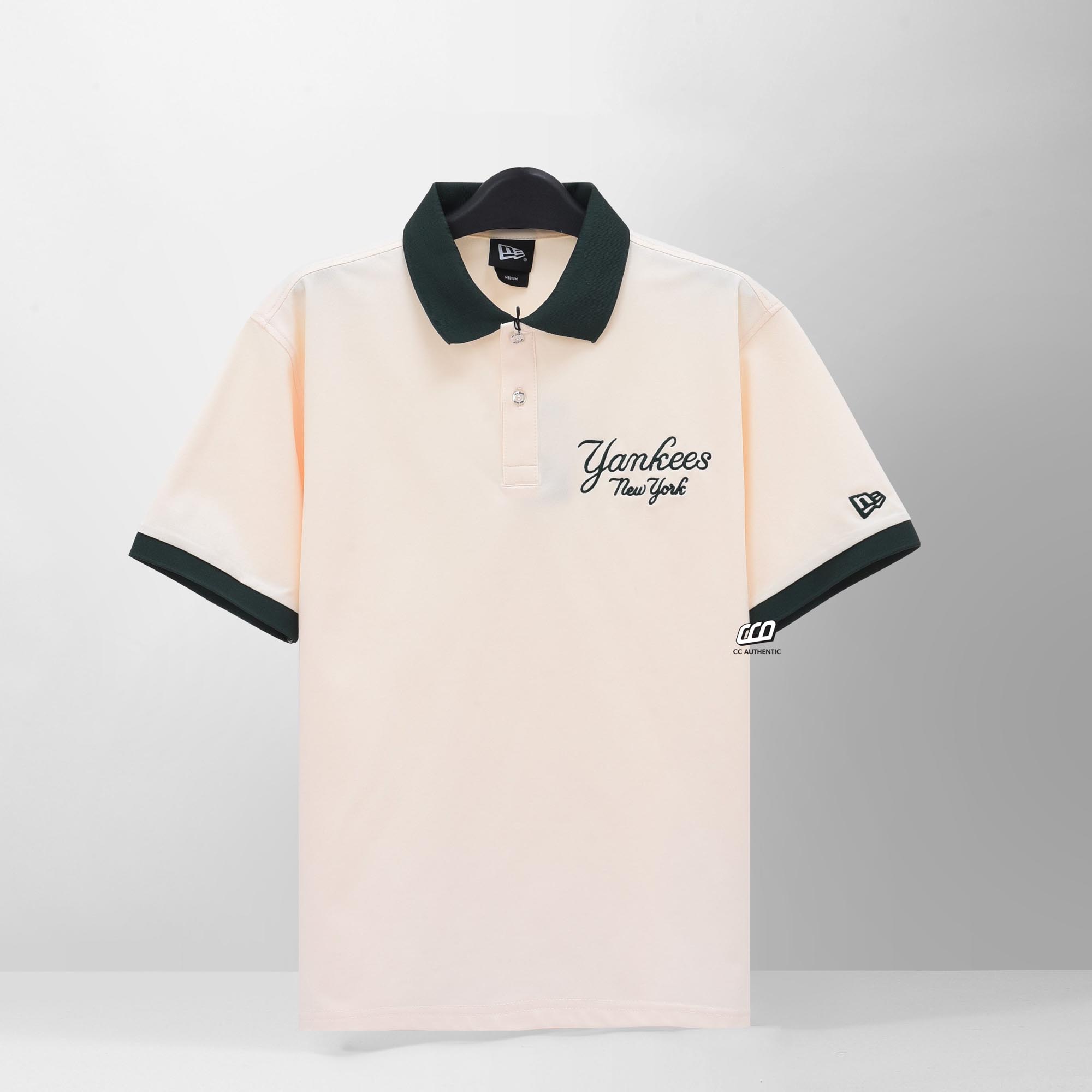 NEW ERA YKNY POLO SHIRT - IVORY