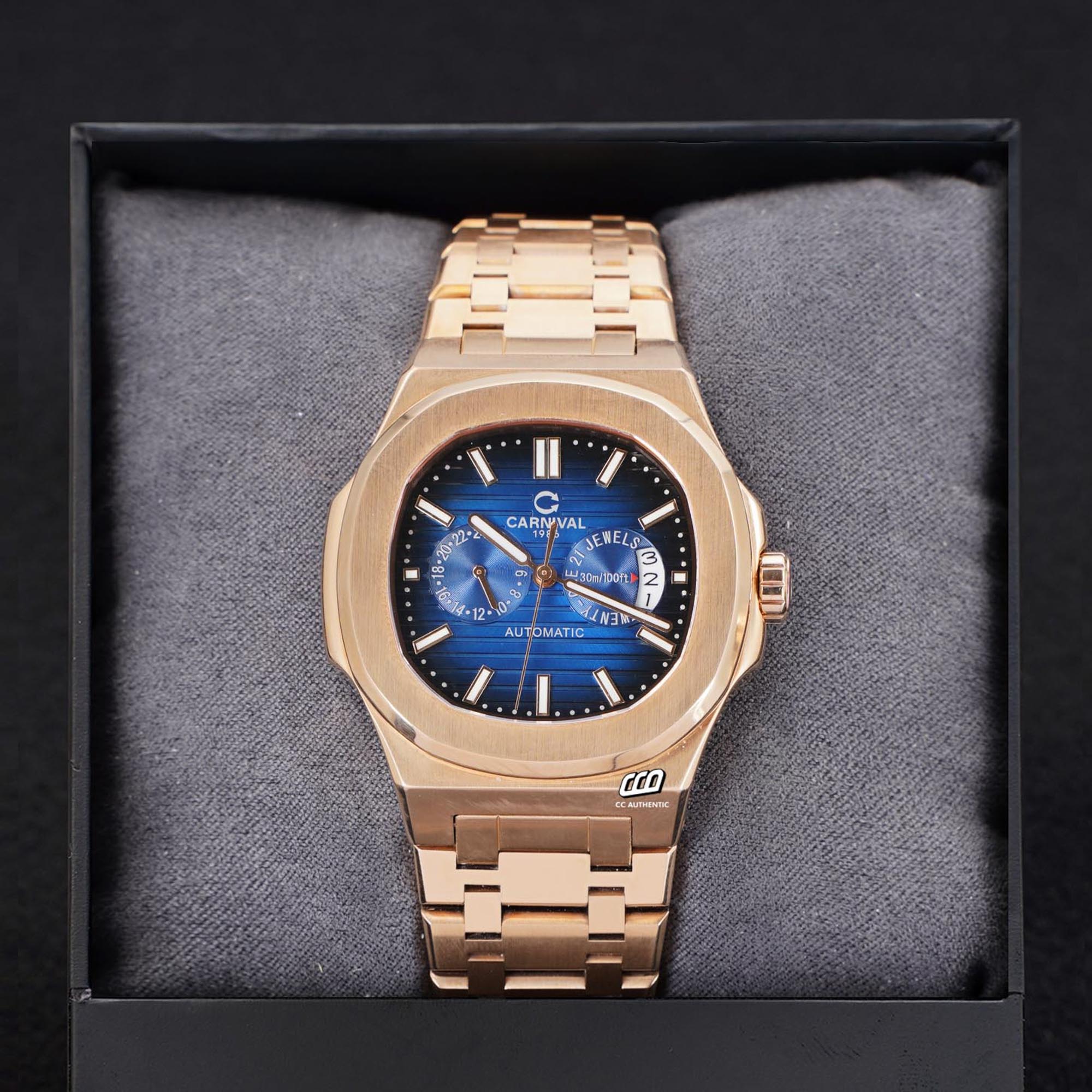 ĐỒNG HỒ NAM CARNIVAL 8158G VH X AUTOMATIC 41MM