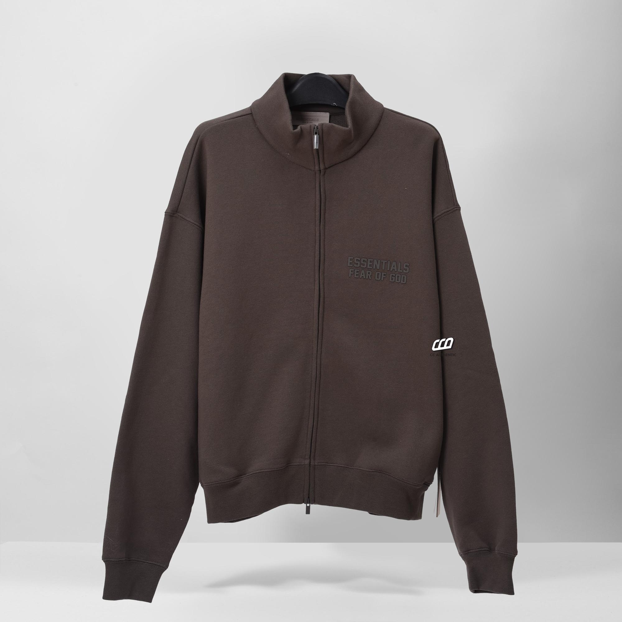 FOG ESSENTIALS SS23 FULLZIP HOODIE - OFFBLACK