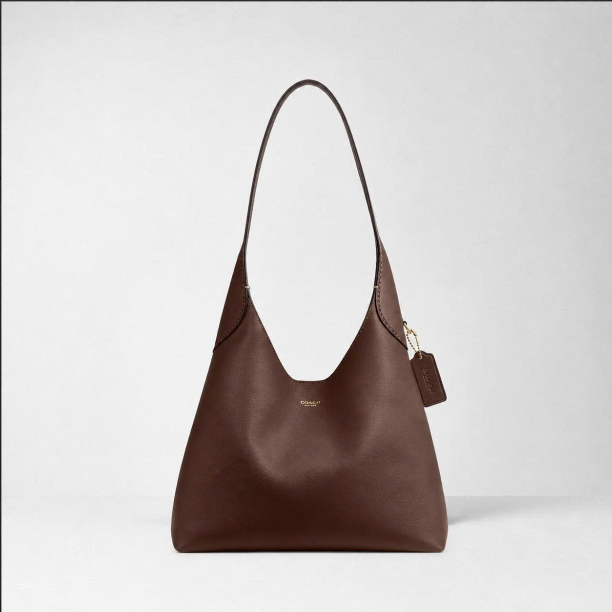 COACH BROOLYN 28 SHOULDER BAG - BROWN