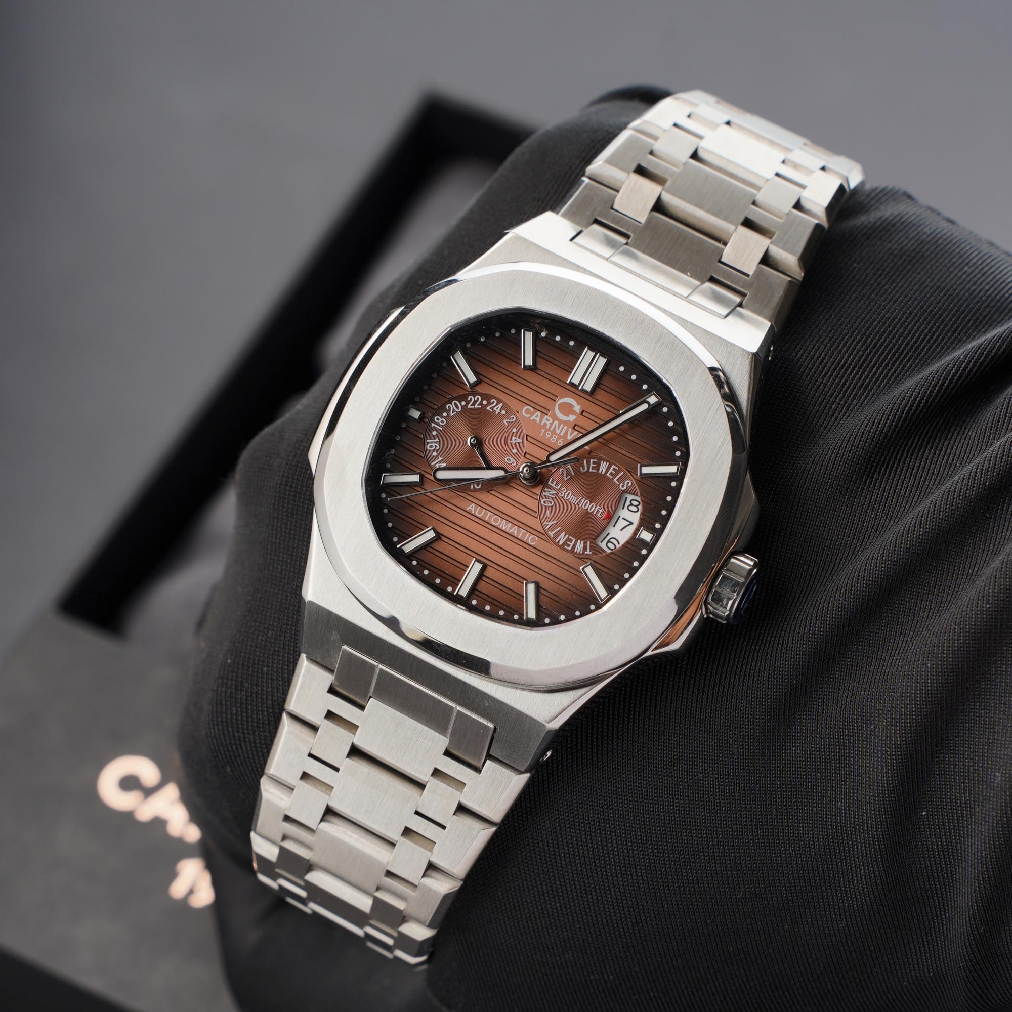ĐỒNG HỒ NAM CARNIVAL 8158G VT T AUTOMATIC 41MM