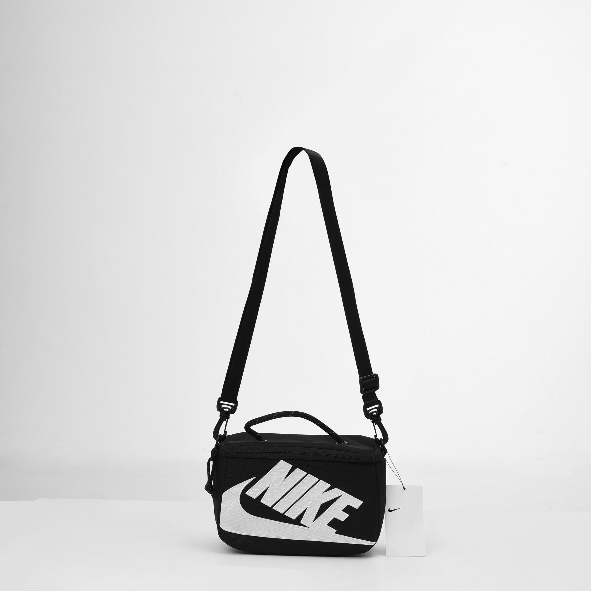 NIKE MINI SHOE BOX CROSS BODY BAG - BLACK