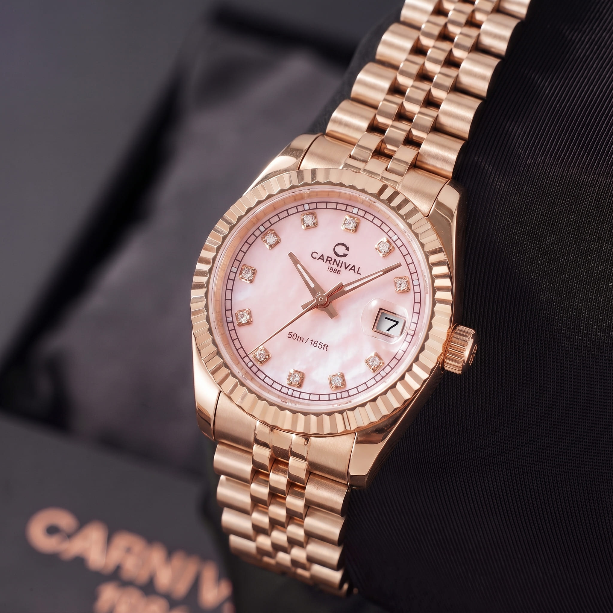ĐỒNG HỒ NỮ CARNIVAL 8131L VH HK QUARTZ 32MM
