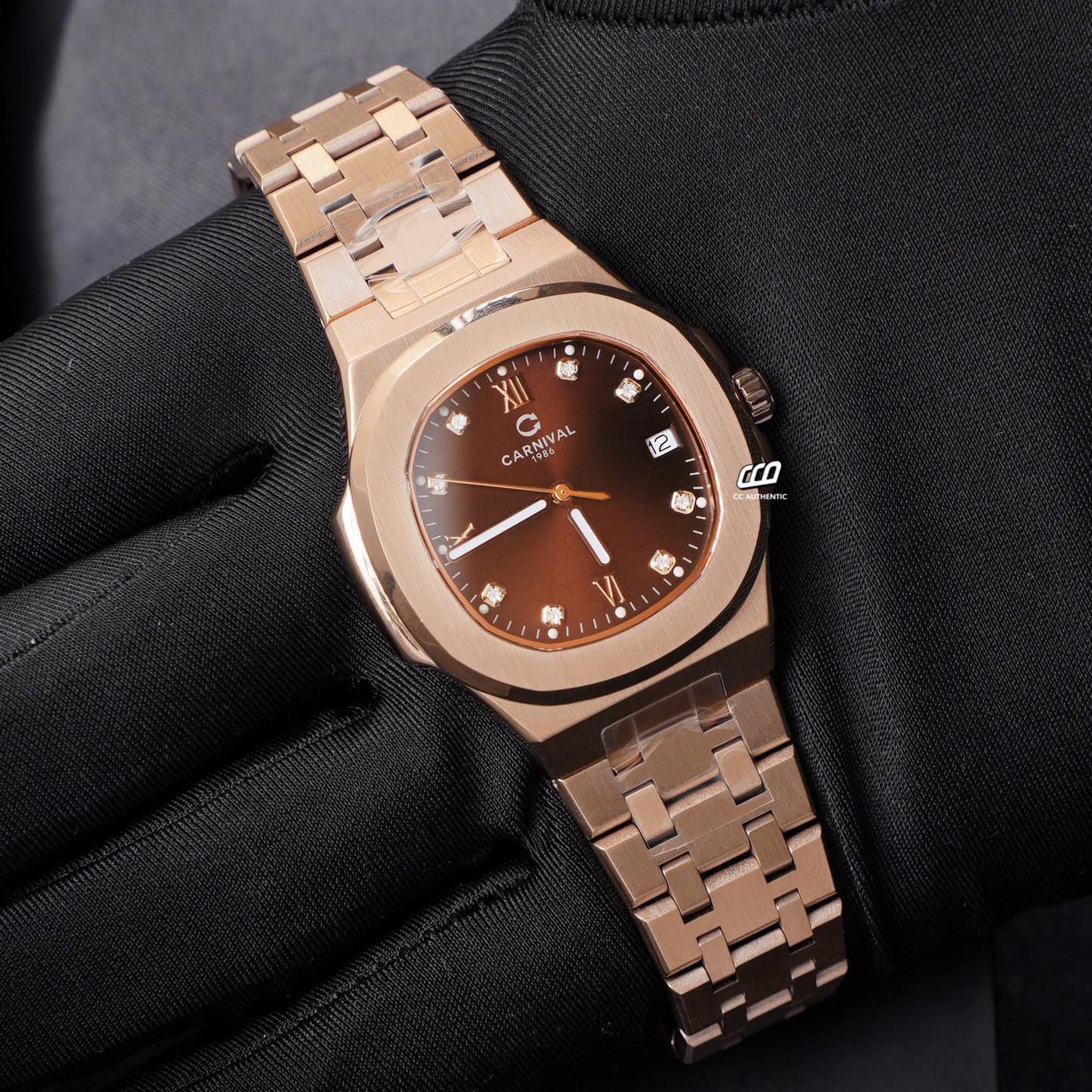 ĐỒNG HỒ NỮ CARNIVAL 8160L VH N QUAZT 34MM