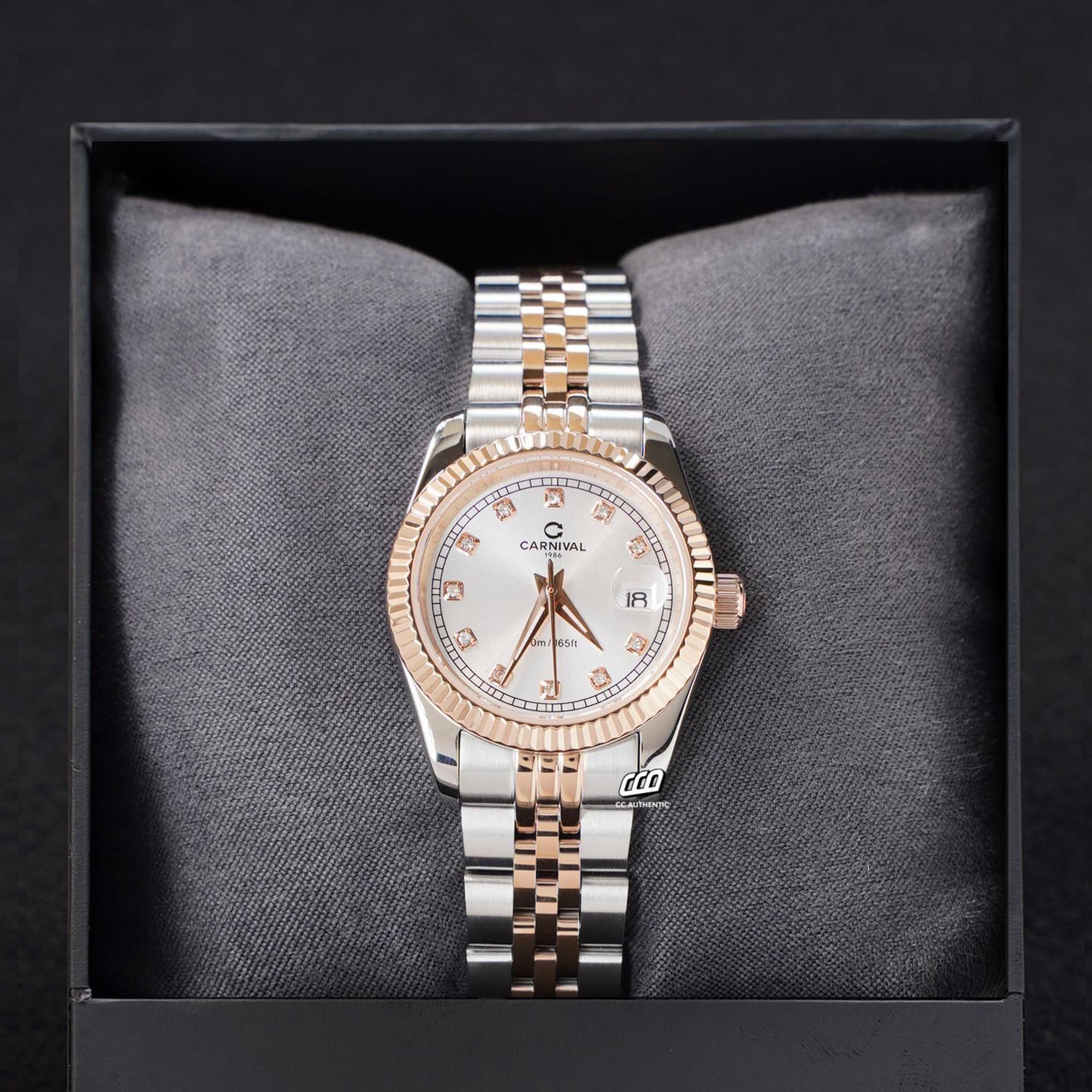 ĐỒNG HỒ NỮ CARNIVAL 8131L CH T QUAZT 32MM