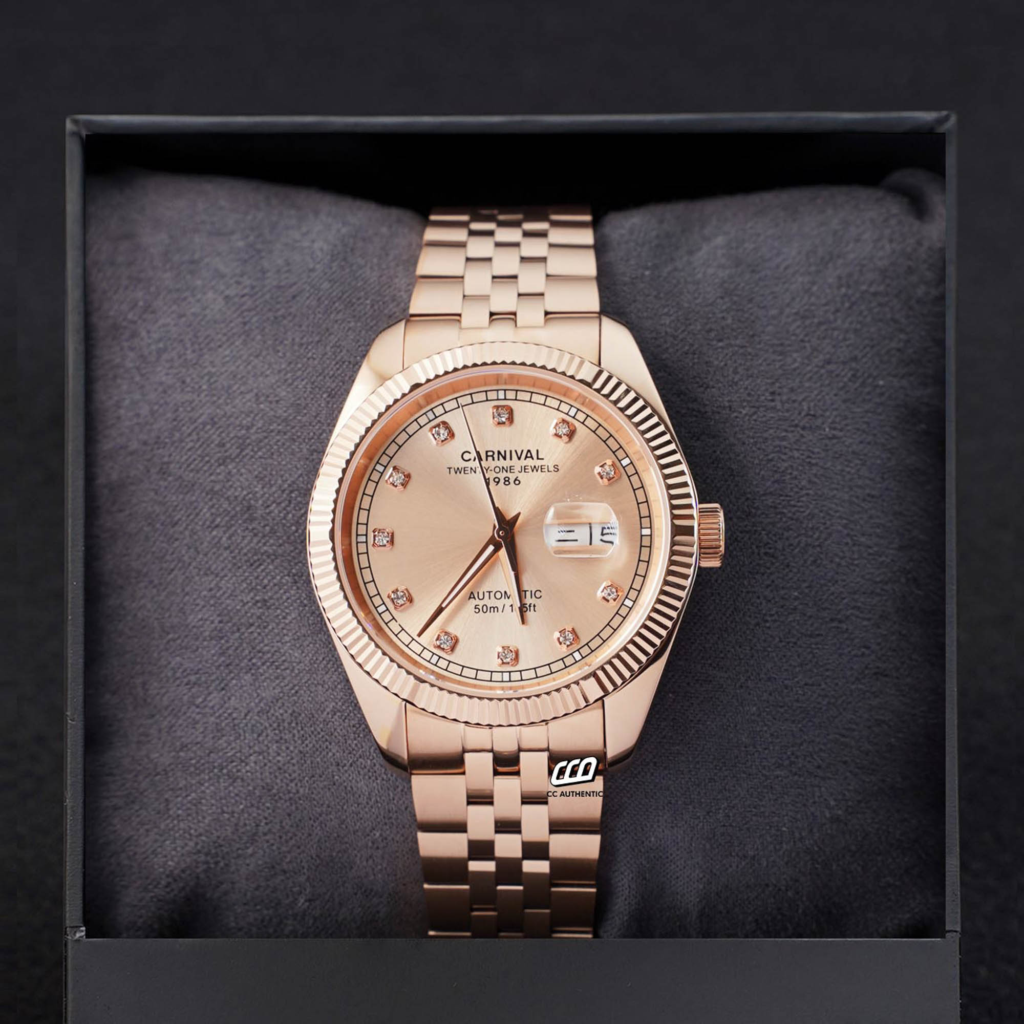 ĐỒNG HỒ NAM CARNIVAL 8131G VH NN AUTOMATIC 41MM