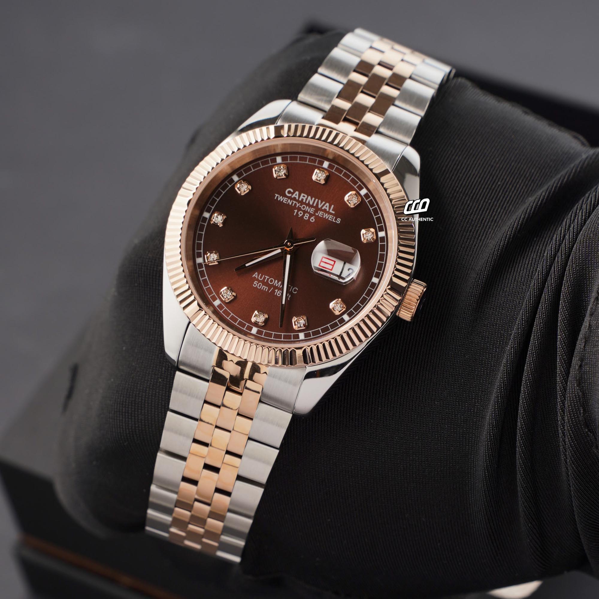ĐỒNG HỒ NAM CARNIVAL 8131G CH N AUTOMATIC 41MM