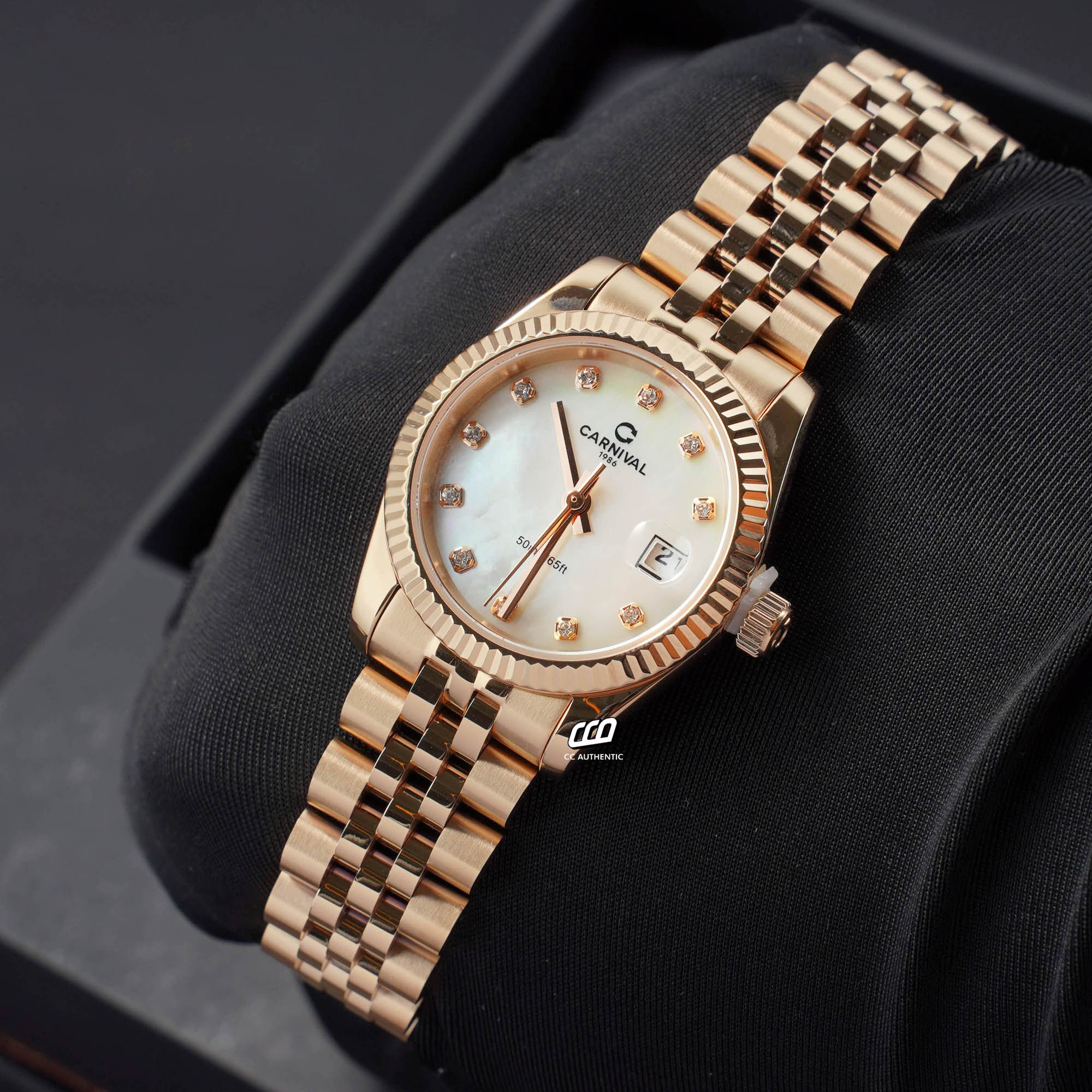 ĐỒNG HỒ NỮ CARNIVAL 8250L VH TK QUARTZ 32MM