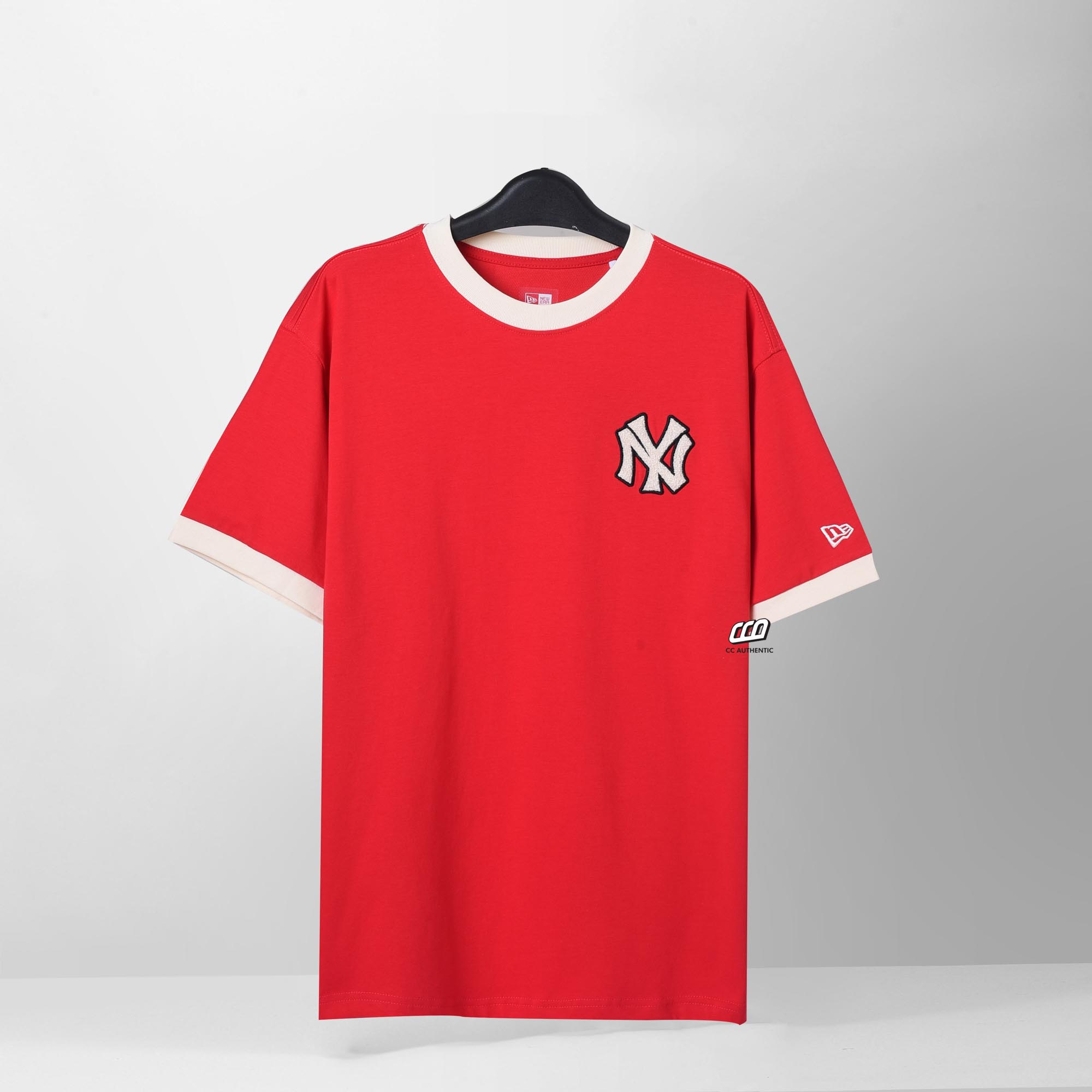 NEW ERA NEW YORK YANKEES EMBROI T-SHIRT - RED