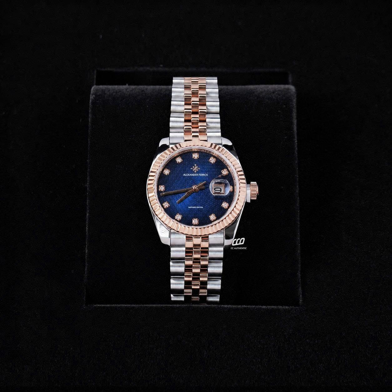 ĐỒNG HỒ NỮ ALEXANDER FERROS 8372D/05 QUARTZ 31MM