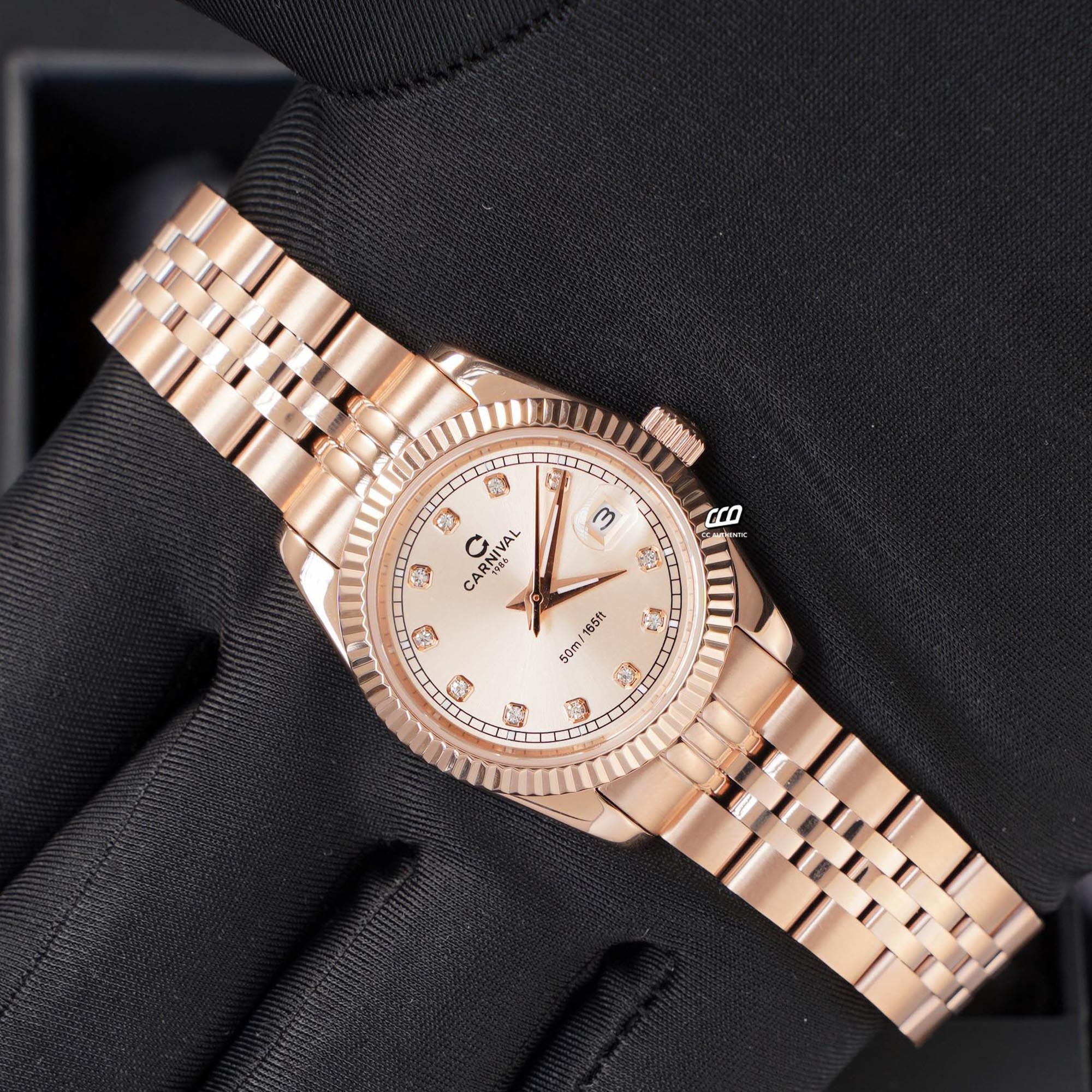 ĐỒNG HỒ NỮ CARNIVAL 8131L VH NN QUAZT 32MM