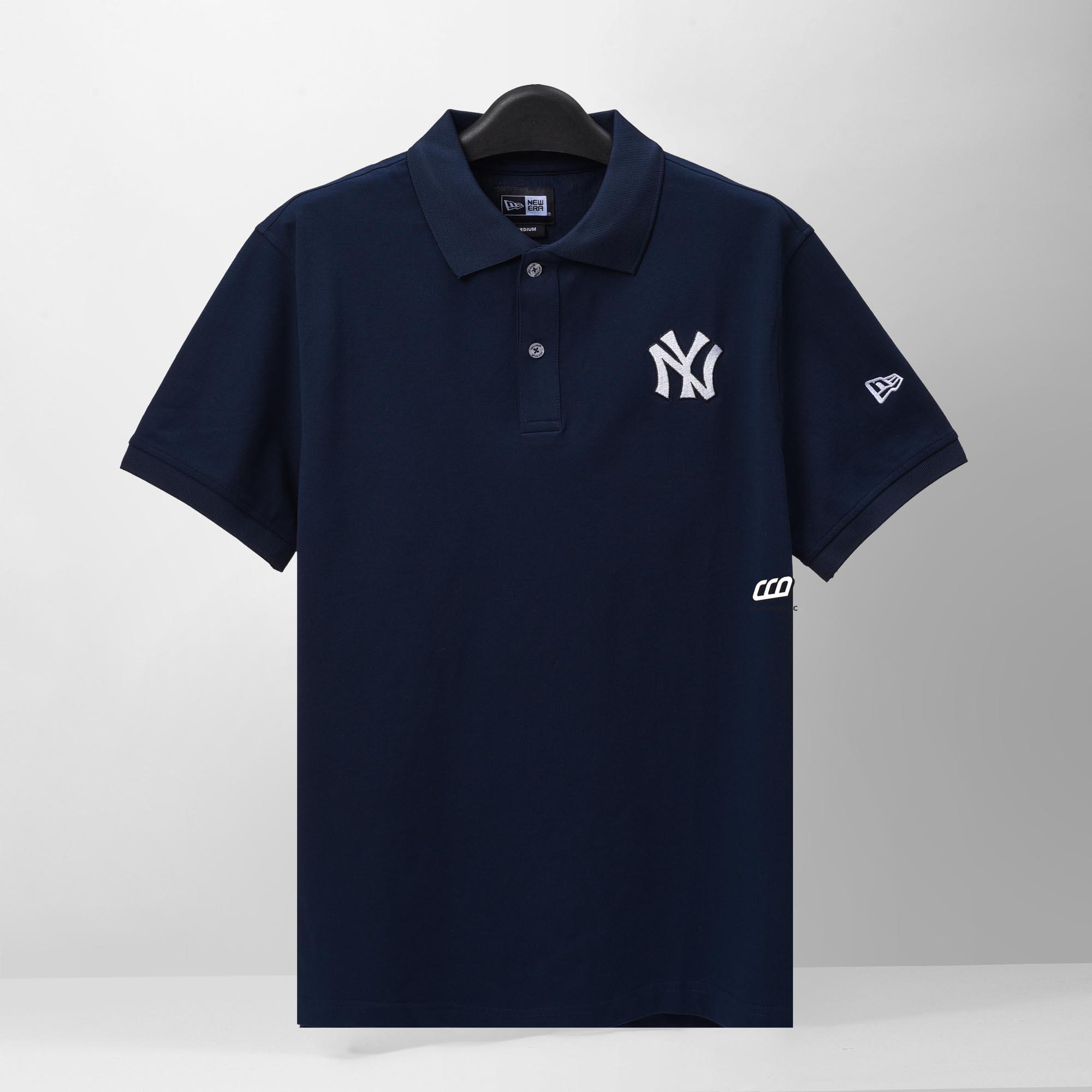 NEW ERA AP NY POLO SHIRT - NAVY