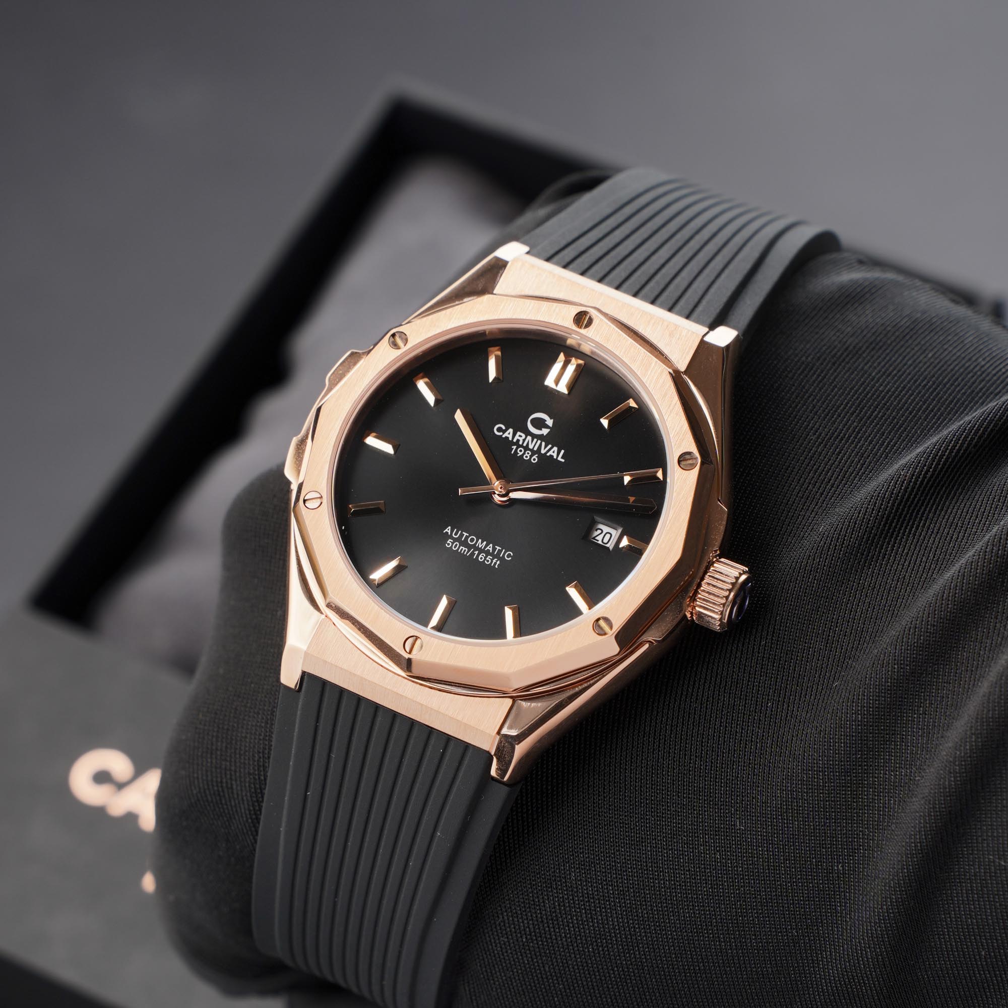 ĐỒNG HỒ NAM CARNIVAL 8168G VH DCS D AUTOMATIC 42MM