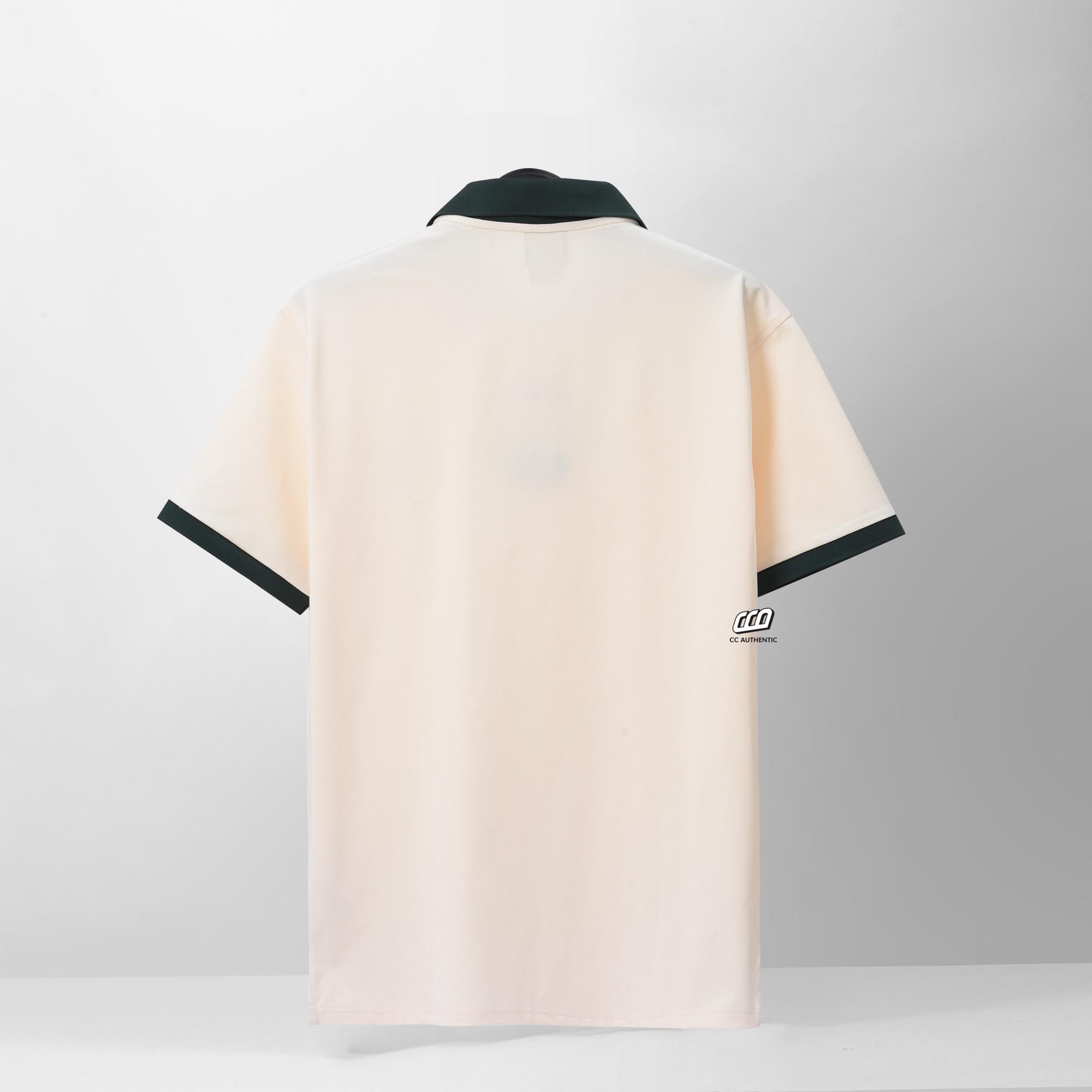 NEW ERA NY GREENLINES POLO SHIRT - IVORY