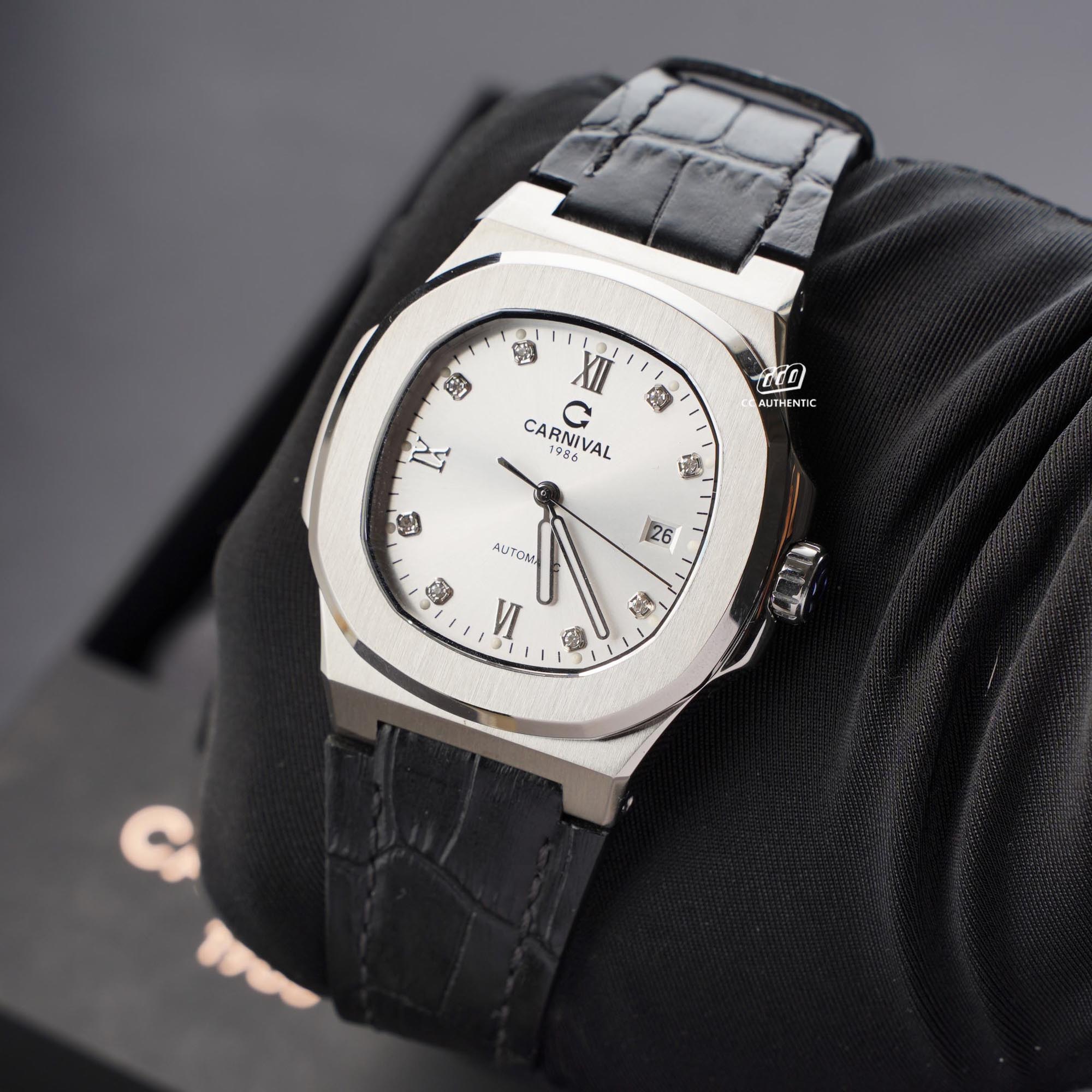 ĐỒNG HỒ NAM CARNIVAL 8160G VT DD T AUTOMATIC 41MM