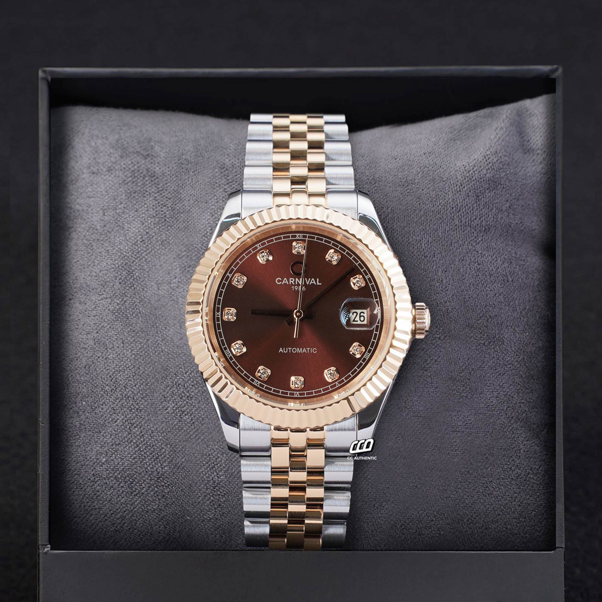 ĐỒNG HỒ NAM CARNIVAL 8250G CH N AUTOMATIC 38MM