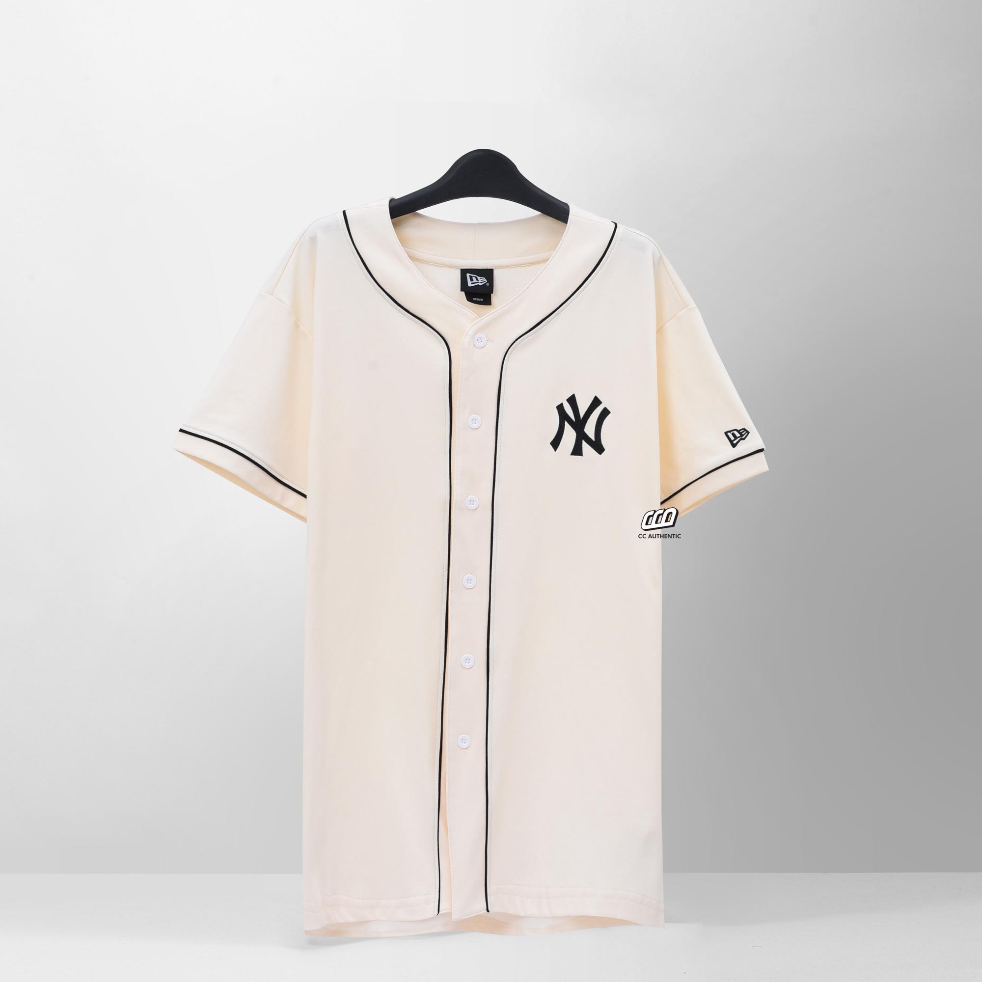 NEW ERA BASEBALL SHIRT - WHITE